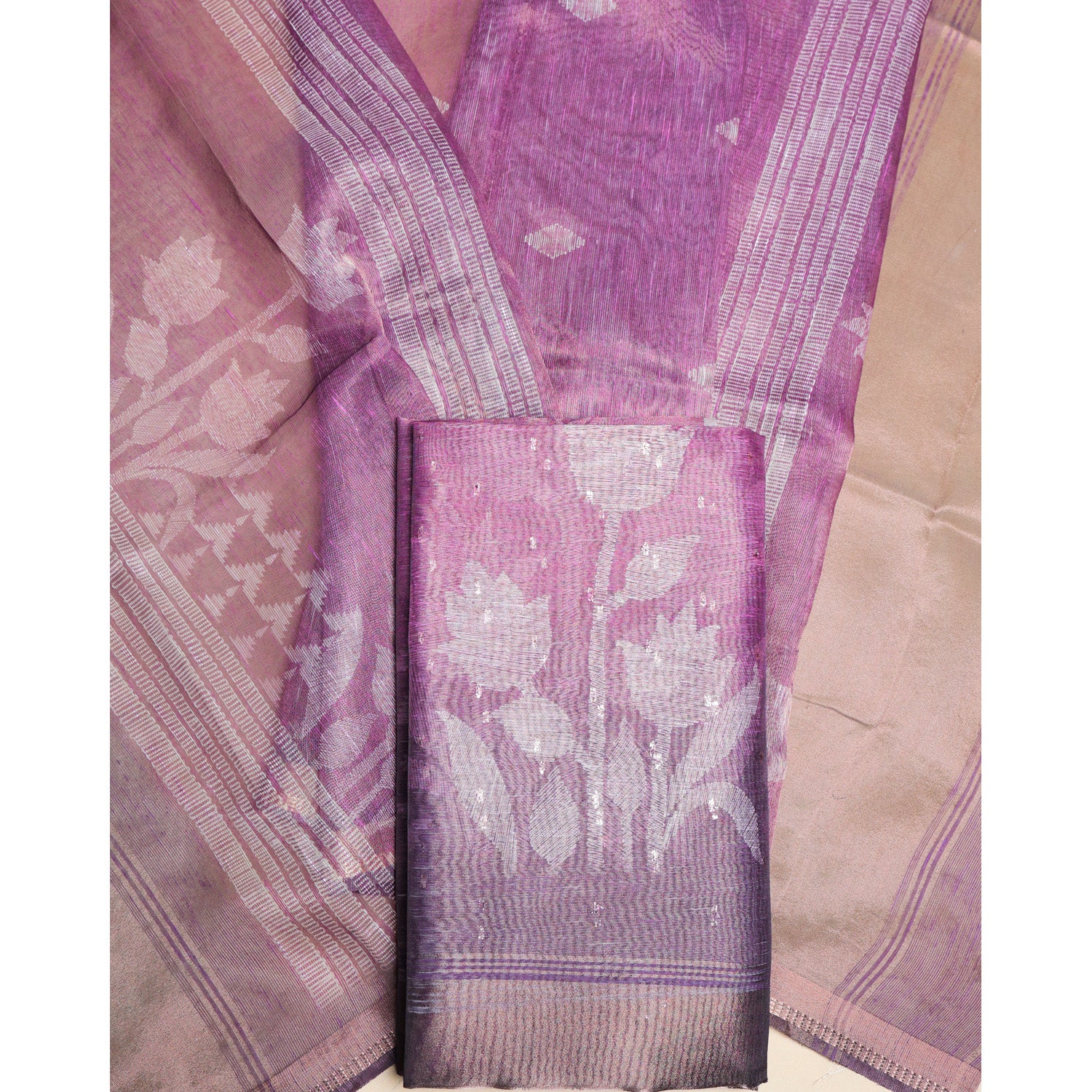 TEHZEEB - TISSUE SILK PRINTED 2 PIECE SET