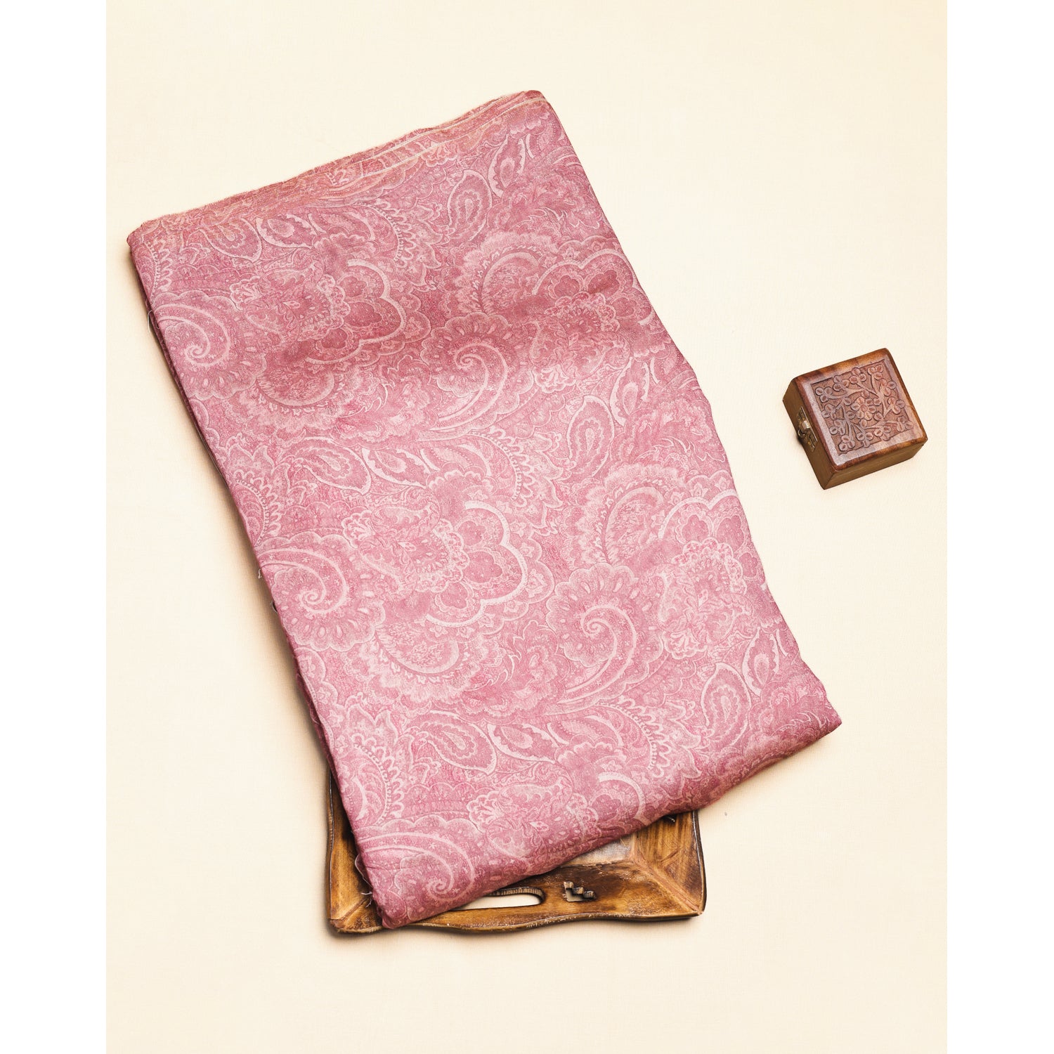 MOGRA CHANDERI PRINTED FABRIC