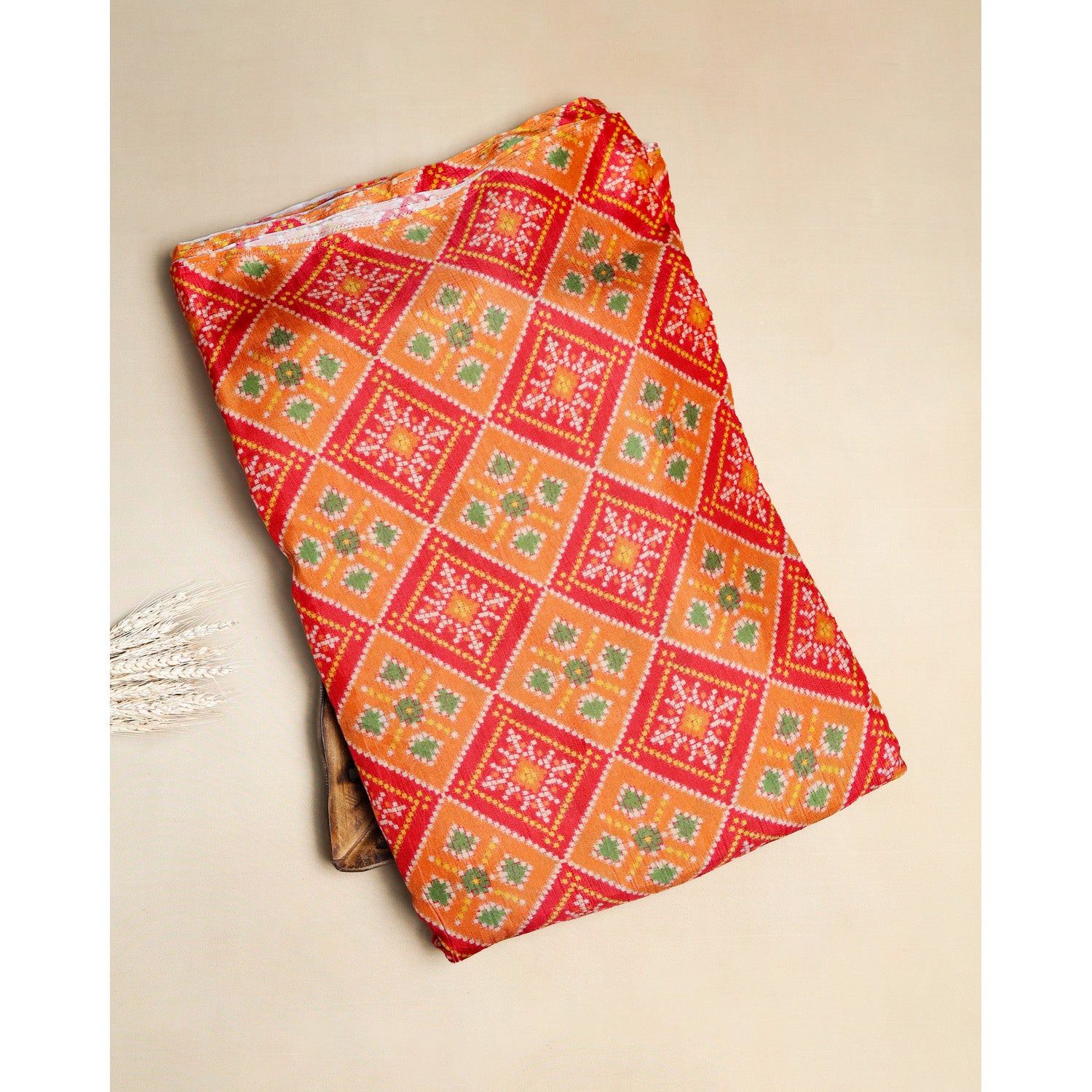 DOLA SILK PATOLA PRINTED FABRIC