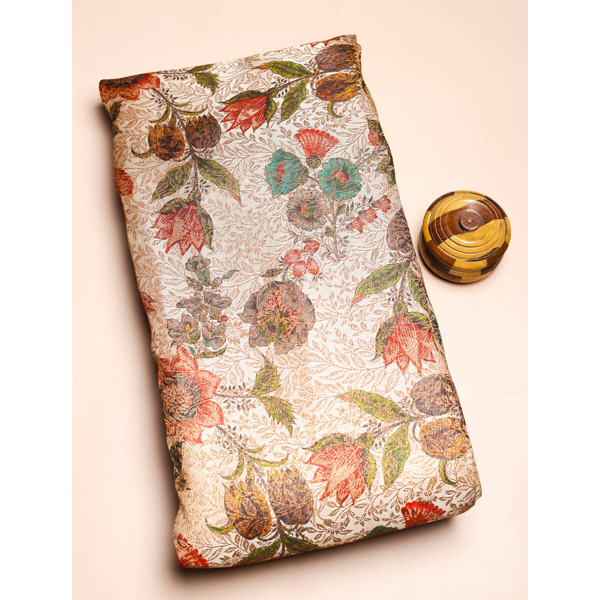 PURE JACQUARD VISCOSE PRINTED FABRIC