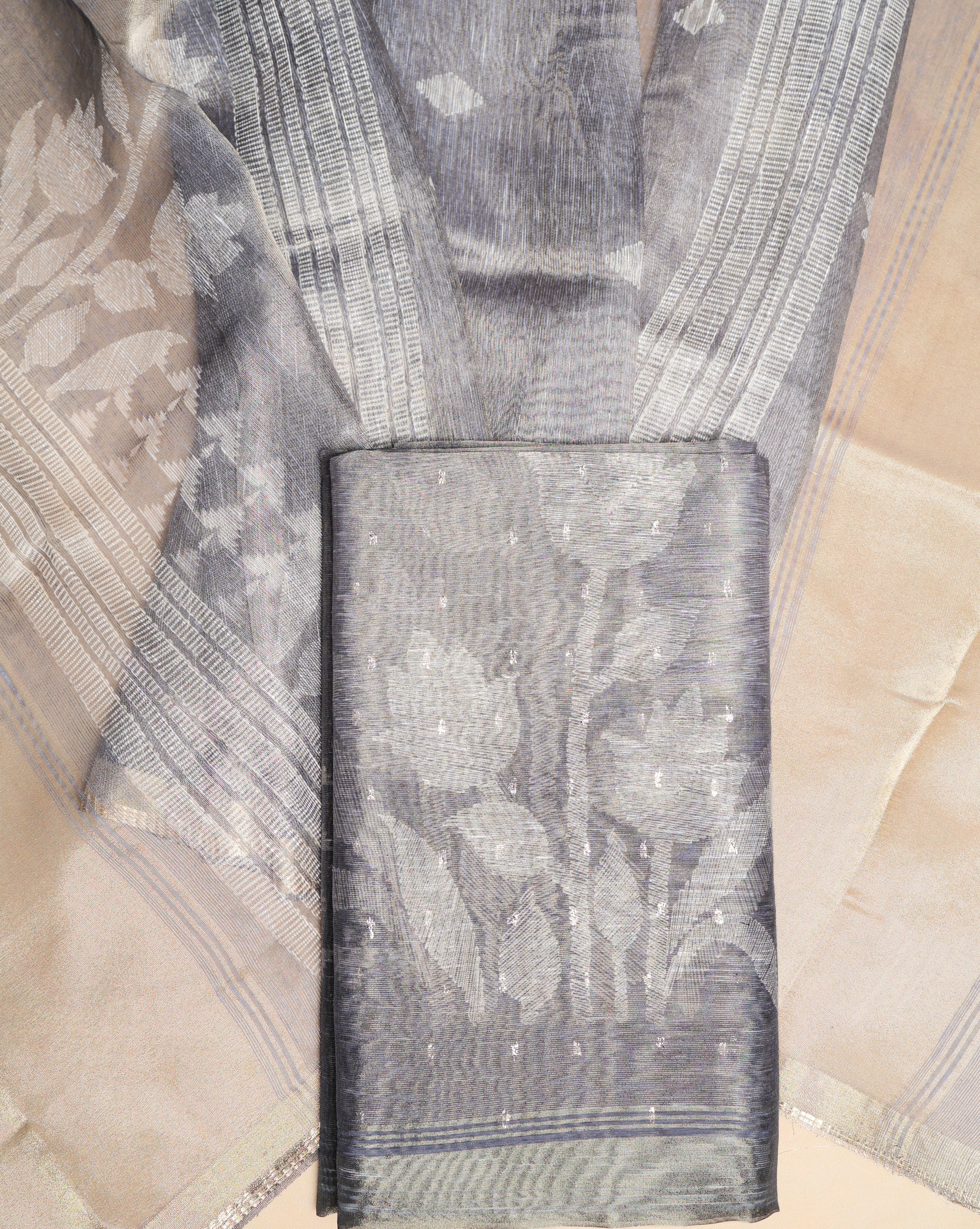 TEHZEEB - TISSUE SILK PRINTED 2 PIECE SET