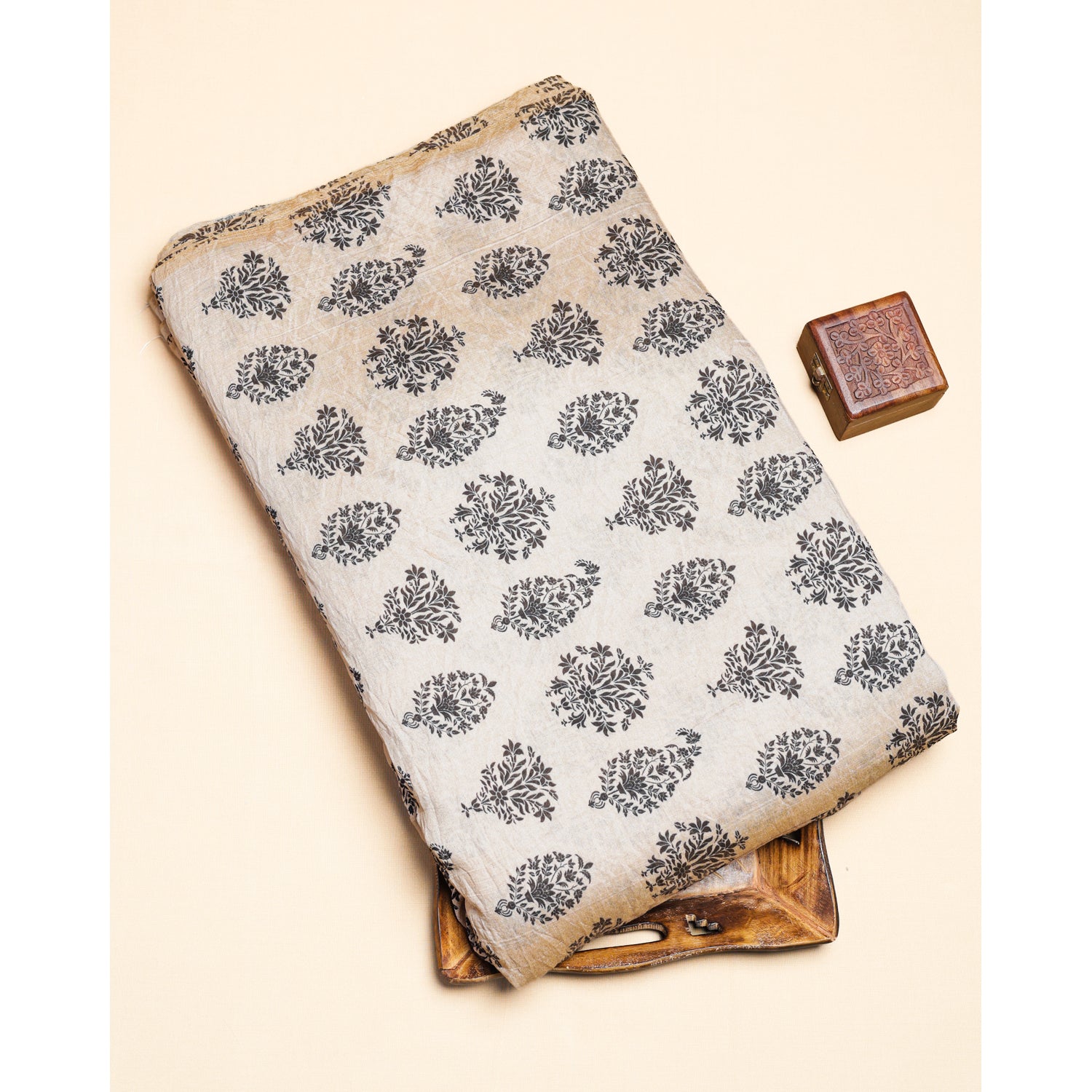 MOGRA CHANDERI PRINTED FABRIC