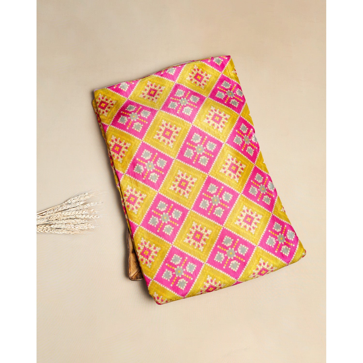 DOLA SILK PATOLA PRINTED FABRIC