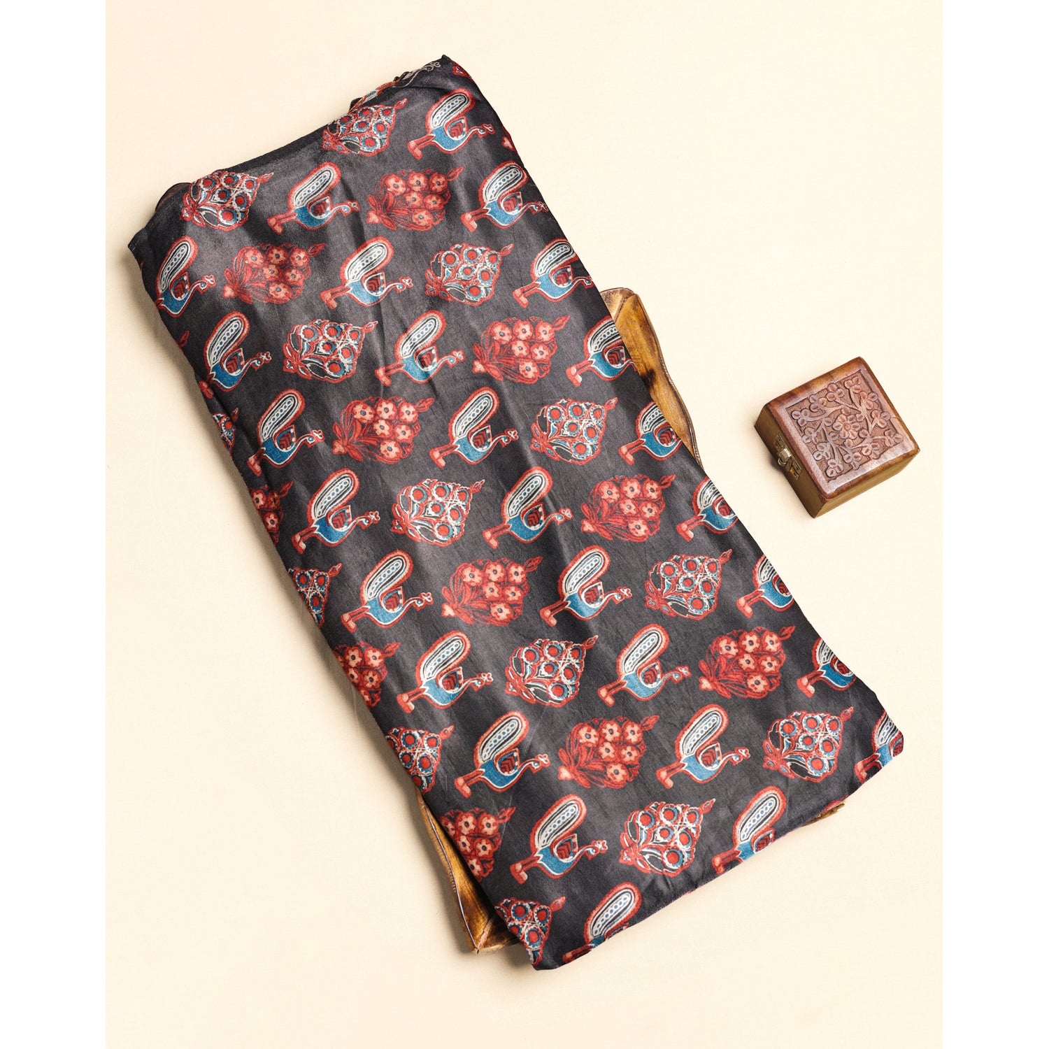 MODAL AJRAKH PRINTED FABRIC