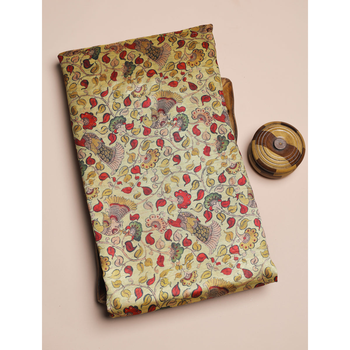 SEMI TUSSAR PRINTED FABRIC