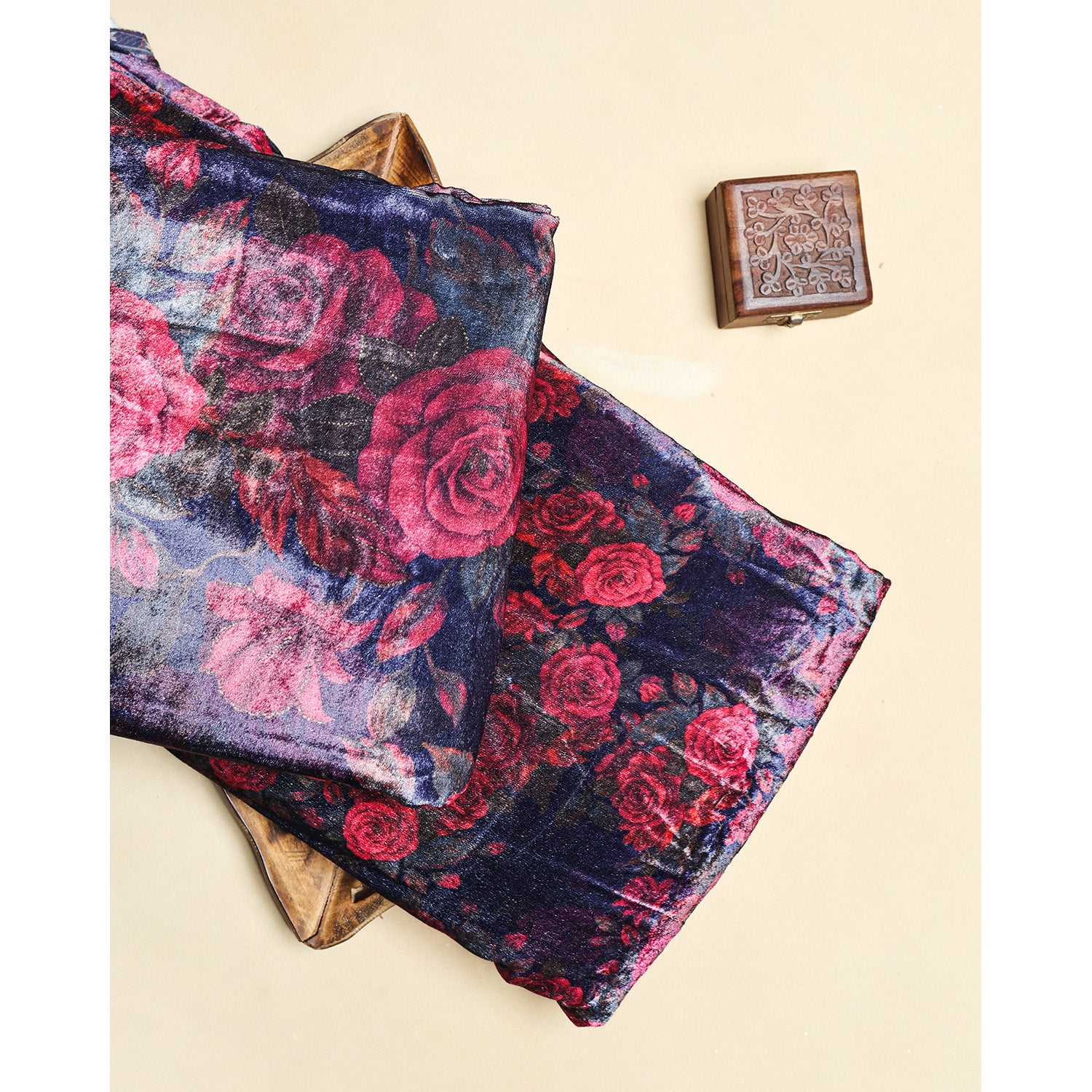 MEHFIL-E-RANG - VELVET DIGITAL PRINTED MIX & MATCH