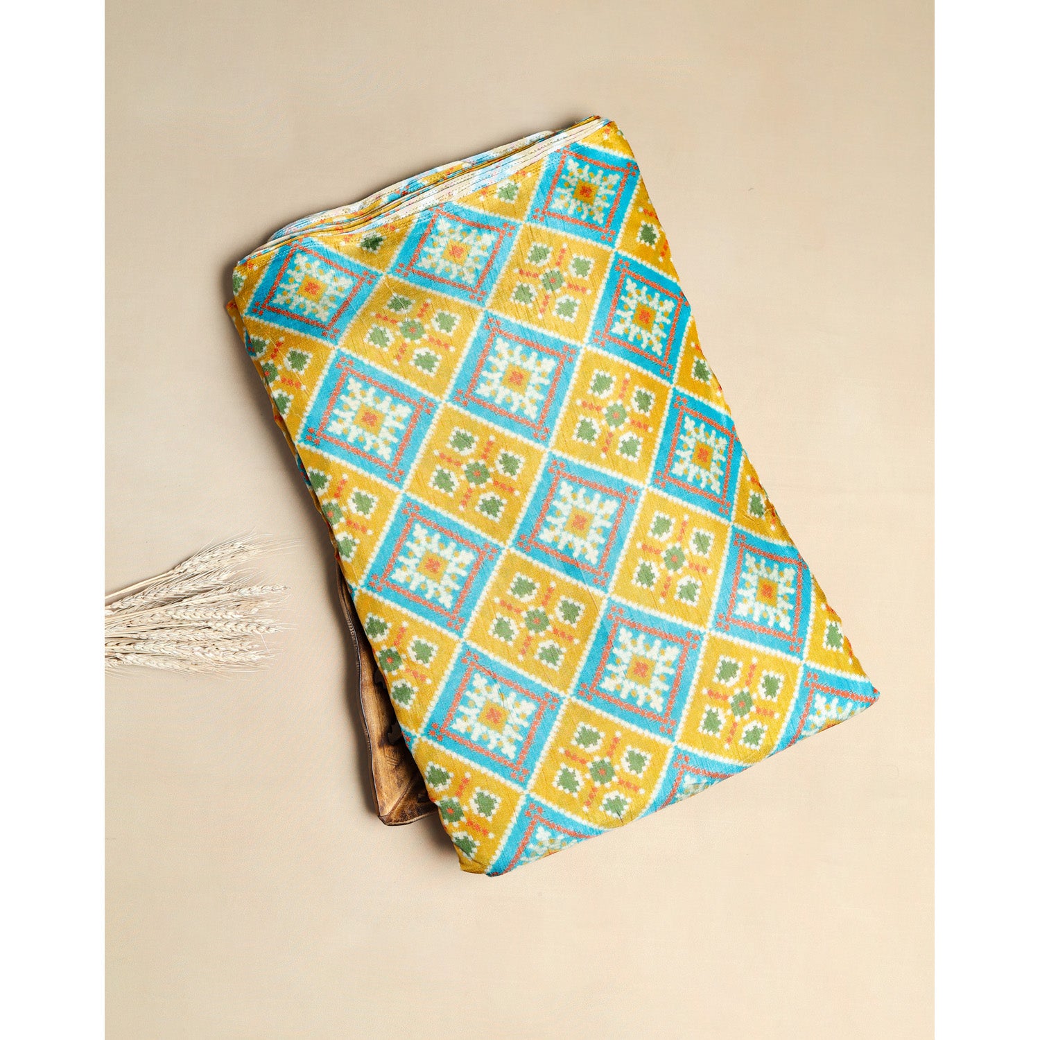 DOLA SILK PATOLA PRINTED FABRIC