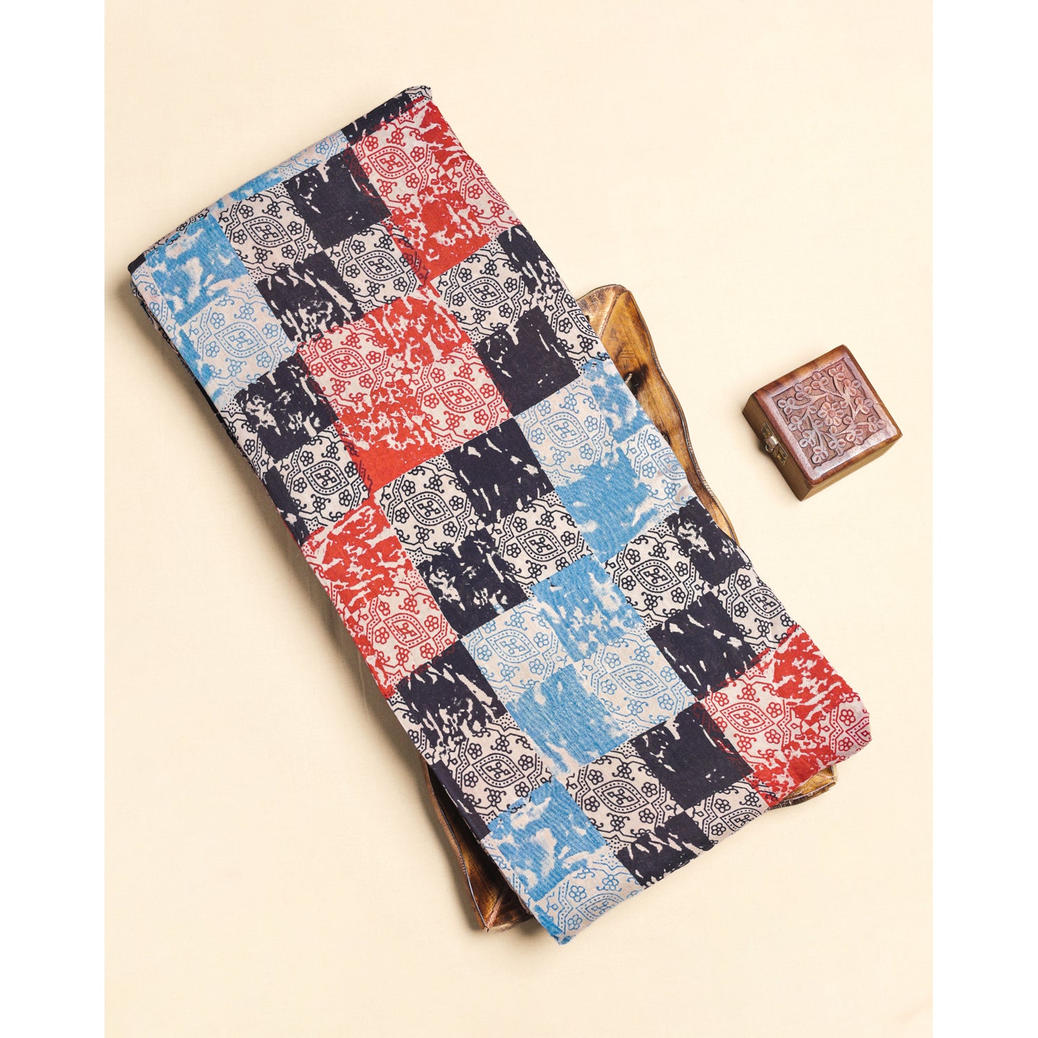 COTTON AJRAKH PRINTED FABRIC