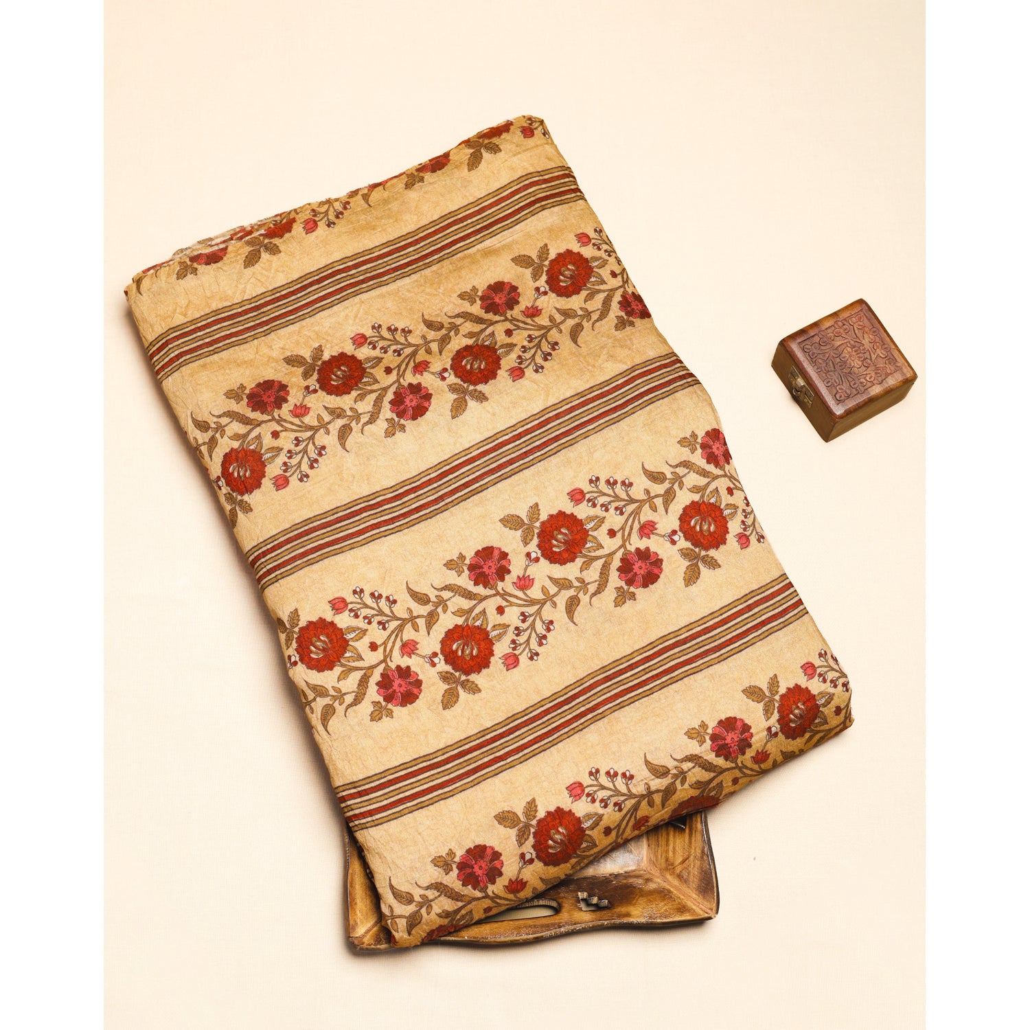 MOGRA CHANDERI PRINTED FABRIC
