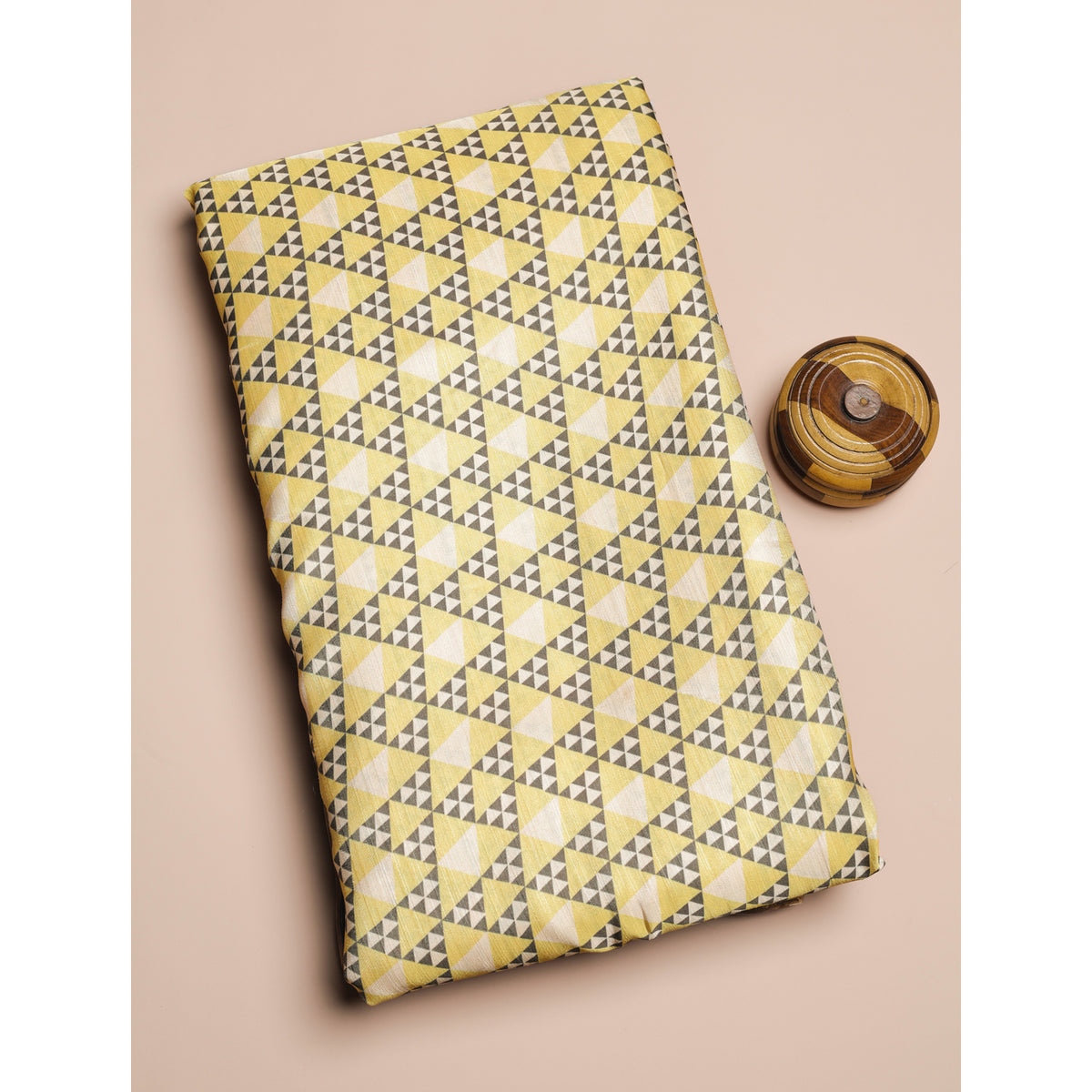 SEMI TUSSAR PRINTED FABRIC