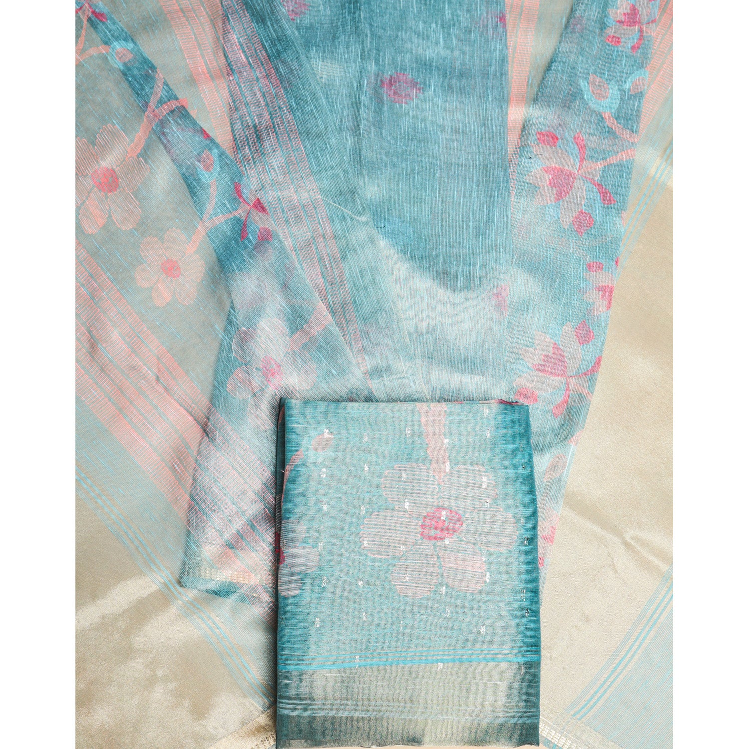 TEHZEEB - TISSUE SILK PRINTED 2 PIECE SET