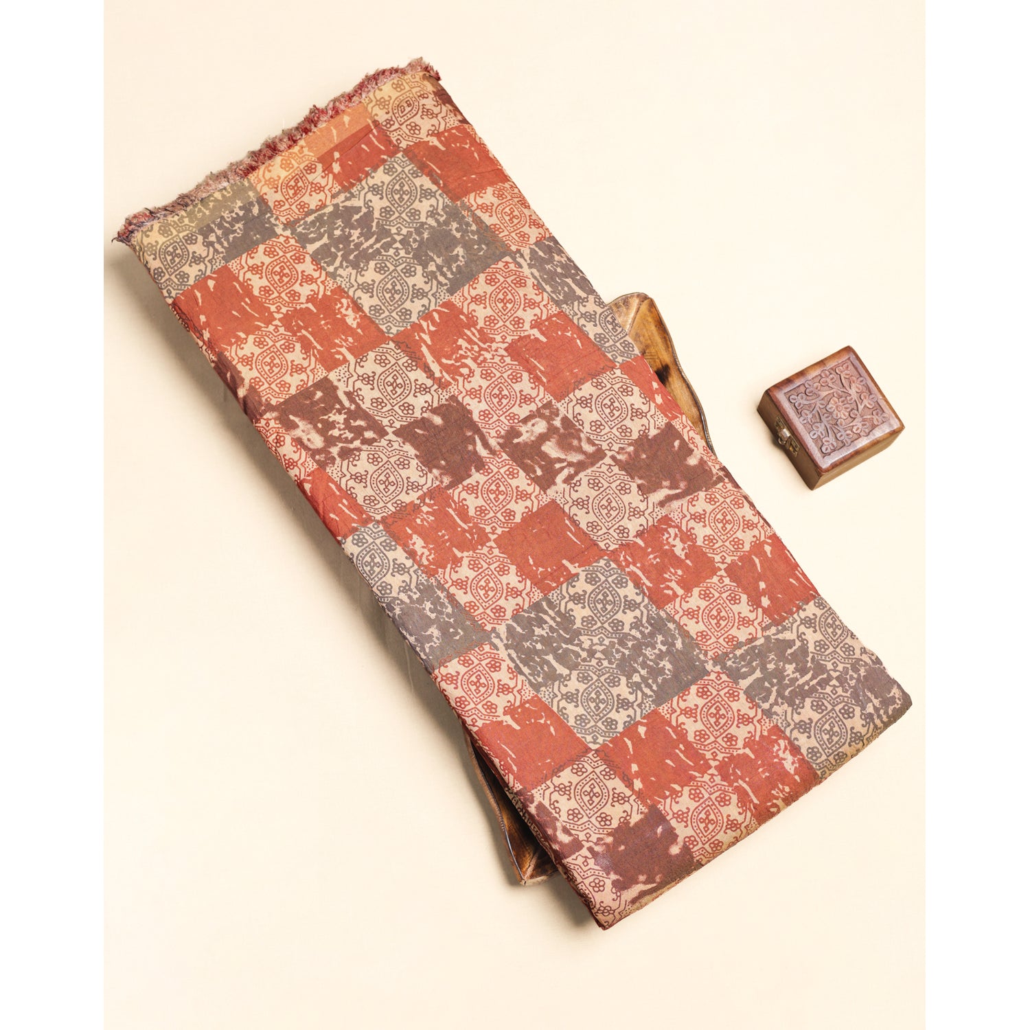 COTTON AJRAKH PRINTED FABRIC