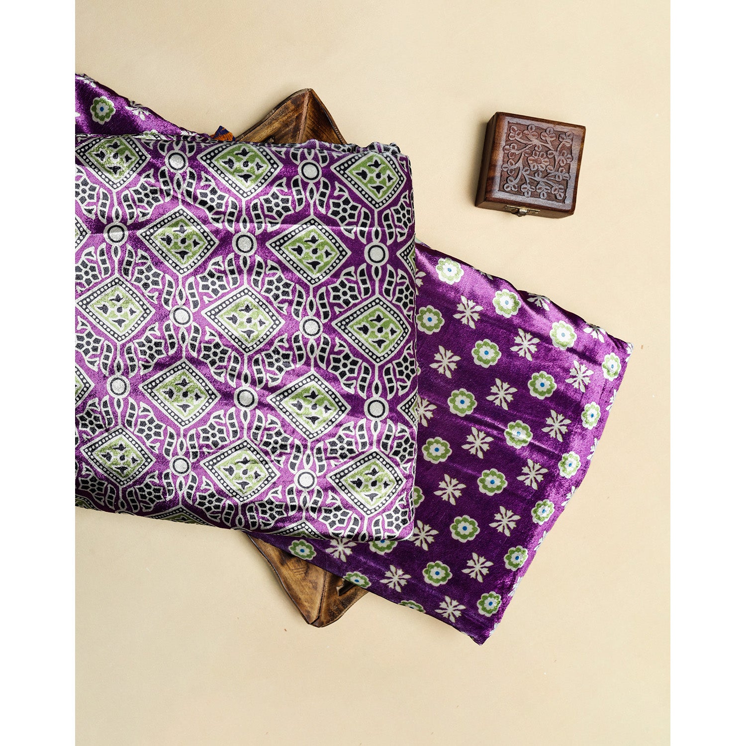 MEHFIL-E-RANG - VELVET DIGITAL PRINTED MIX & MATCH