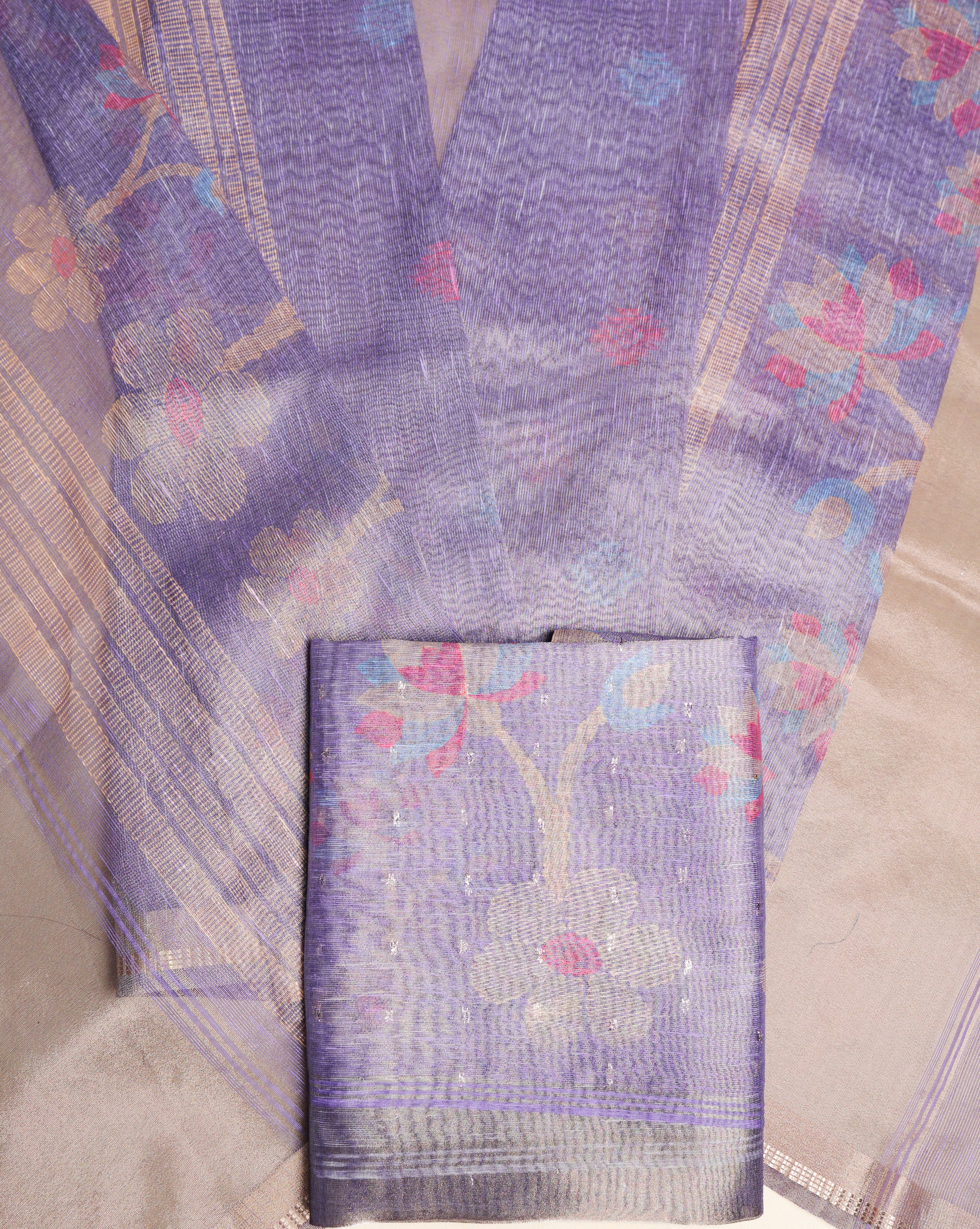 TEHZEEB - TISSUE SILK PRINTED 2 PIECE SET
