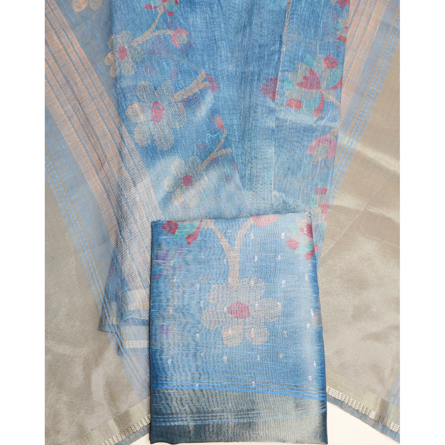 TEHZEEB - TISSUE SILK PRINTED 2 PIECE SET