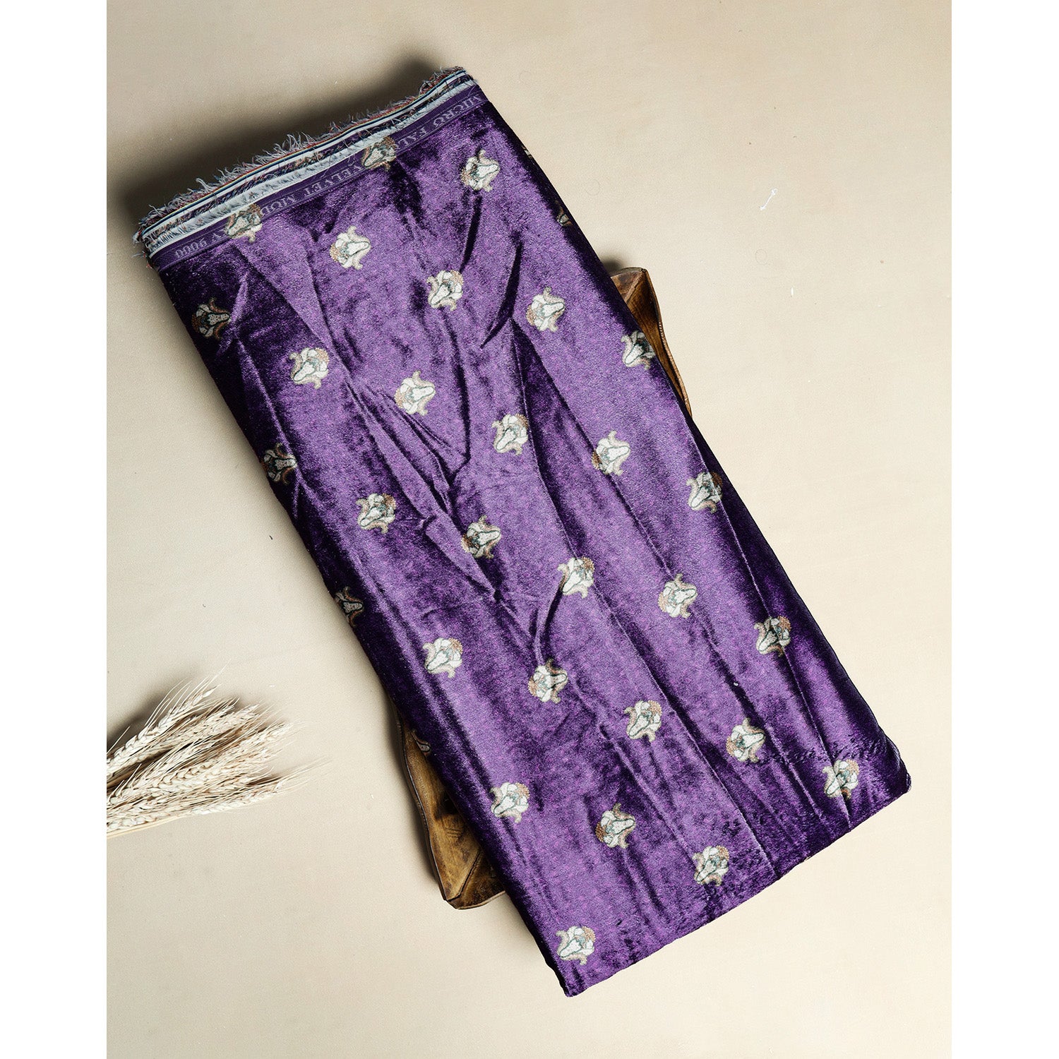 MEHFIL-E-RANG - VELVET DIGITAL PRINTED FABRIC