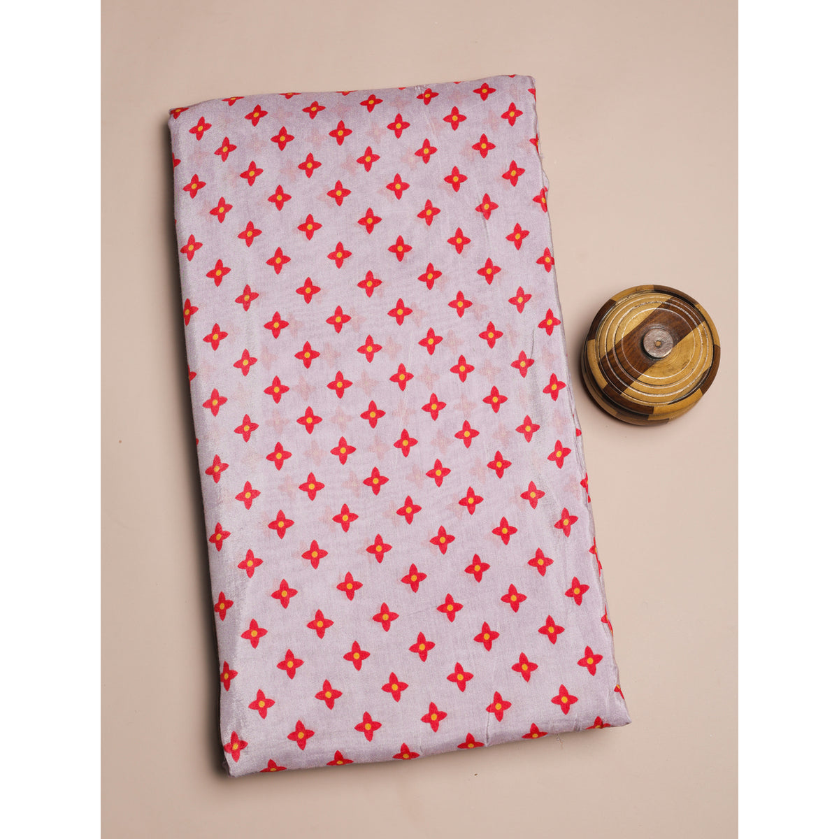 SEMI SILK PRINTED FABRIC
