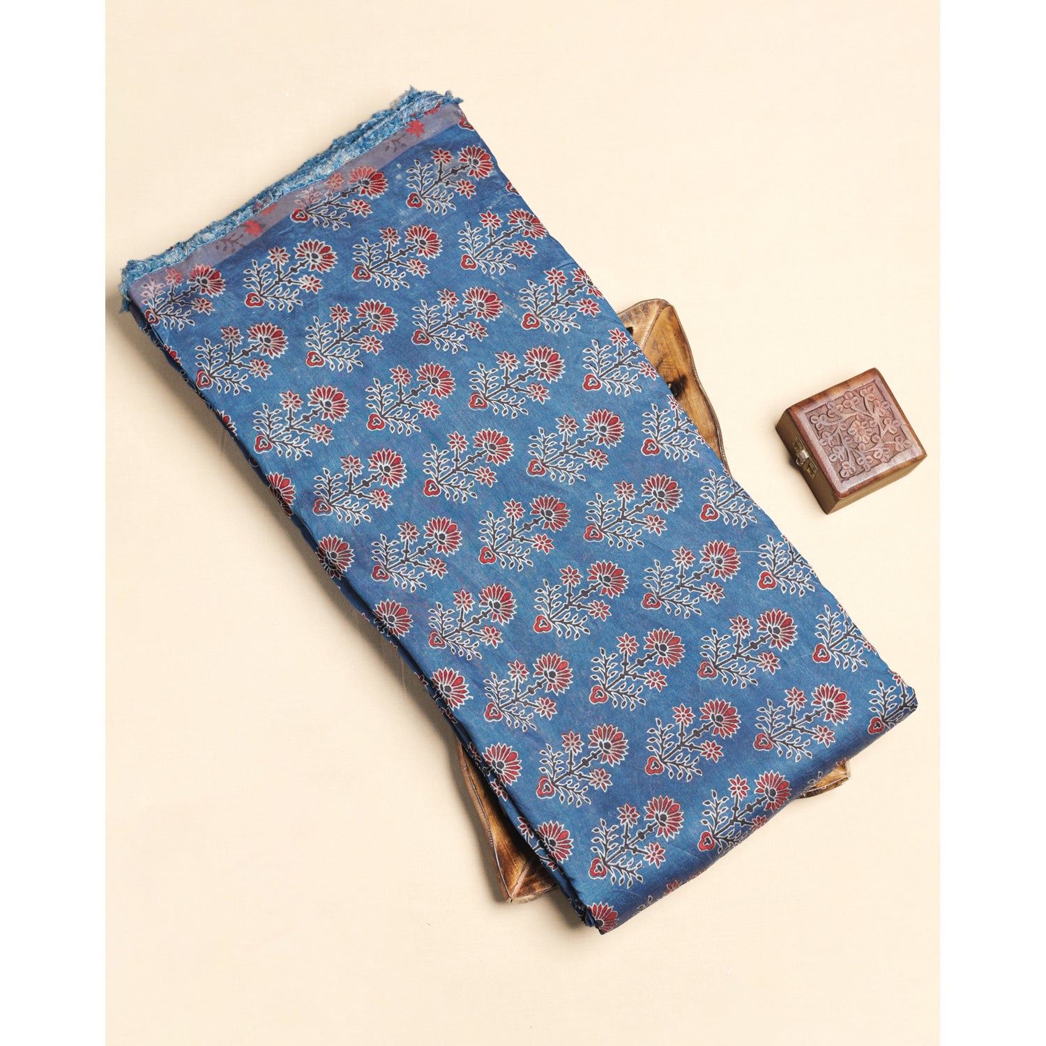 COTTON AJRAKH PRINTED FABRIC