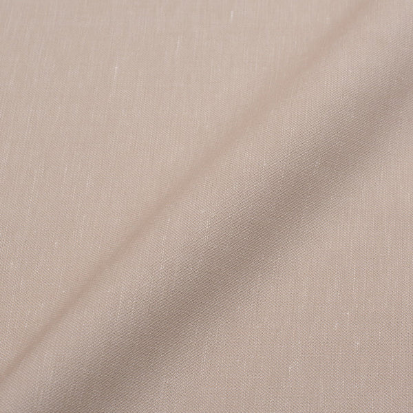 Cotton Shirting Blend [54% Cotton, 46% Linen] Beige Colour 56 inches Width Fabric freeshipping - SourceItRight