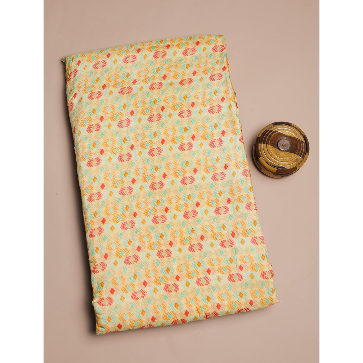 SEMI SILK PRINTED FABRIC