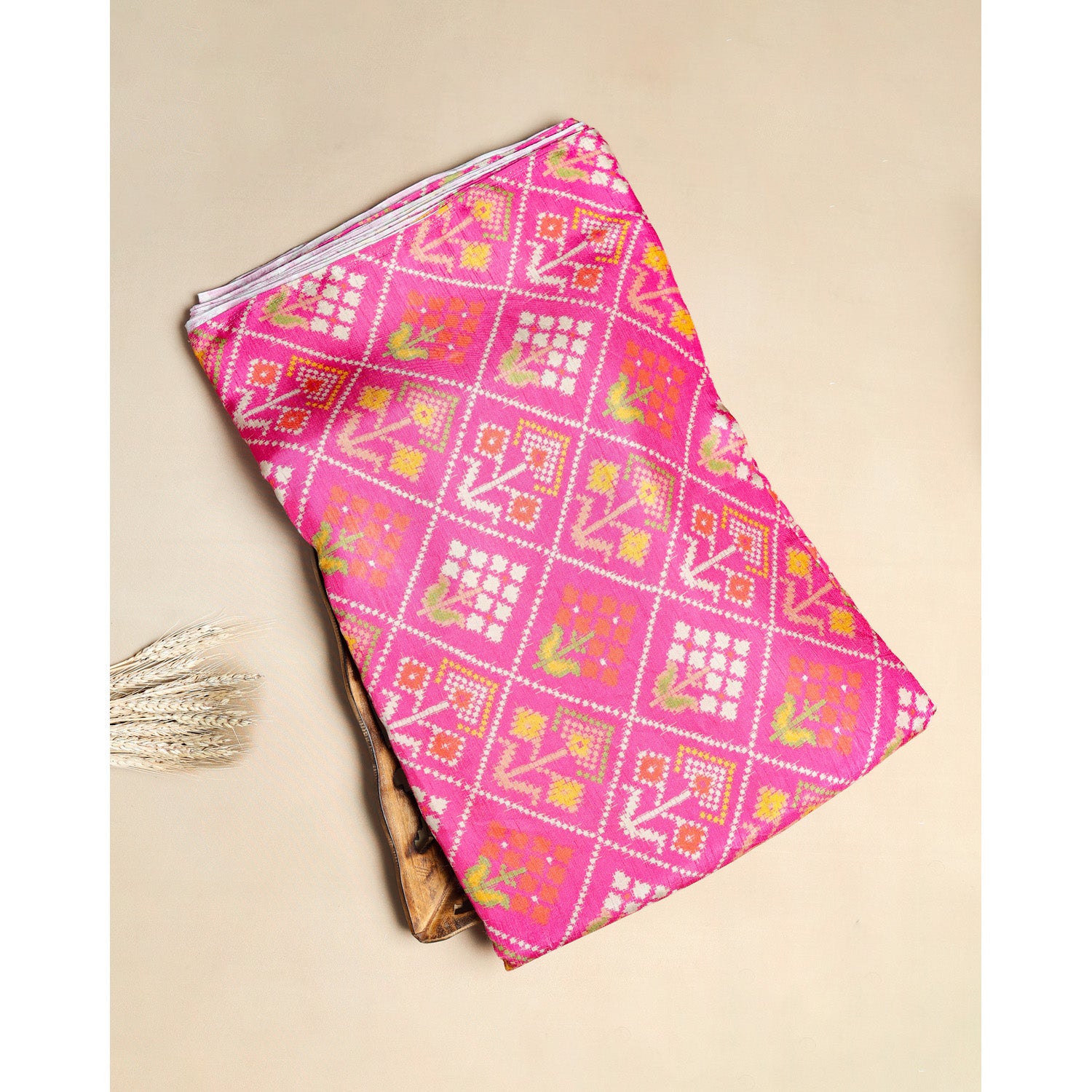 DOLA SILK PATOLA PRINTED FABRIC