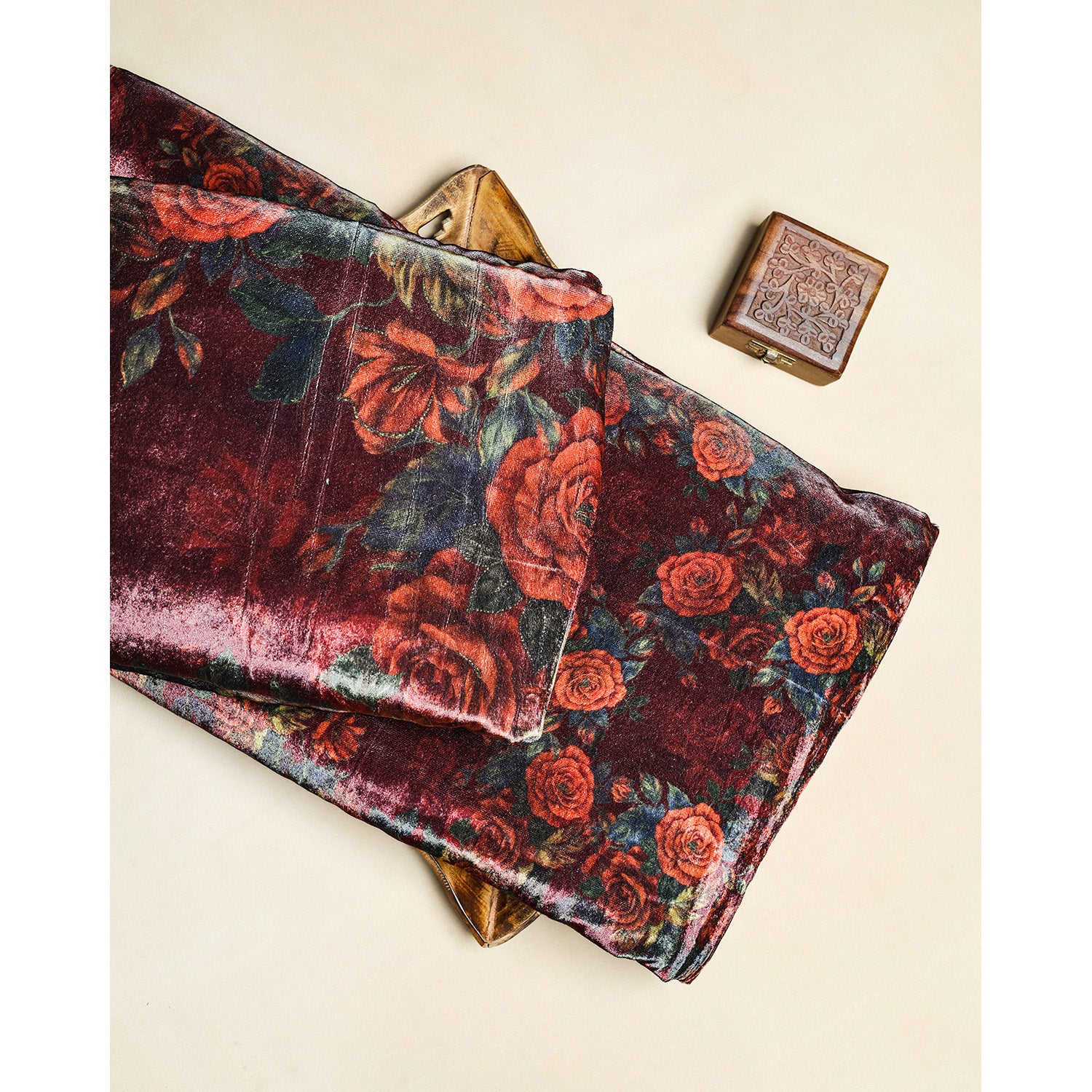 MEHFIL-E-RANG - VELVET DIGITAL PRINTED MIX & MATCH
