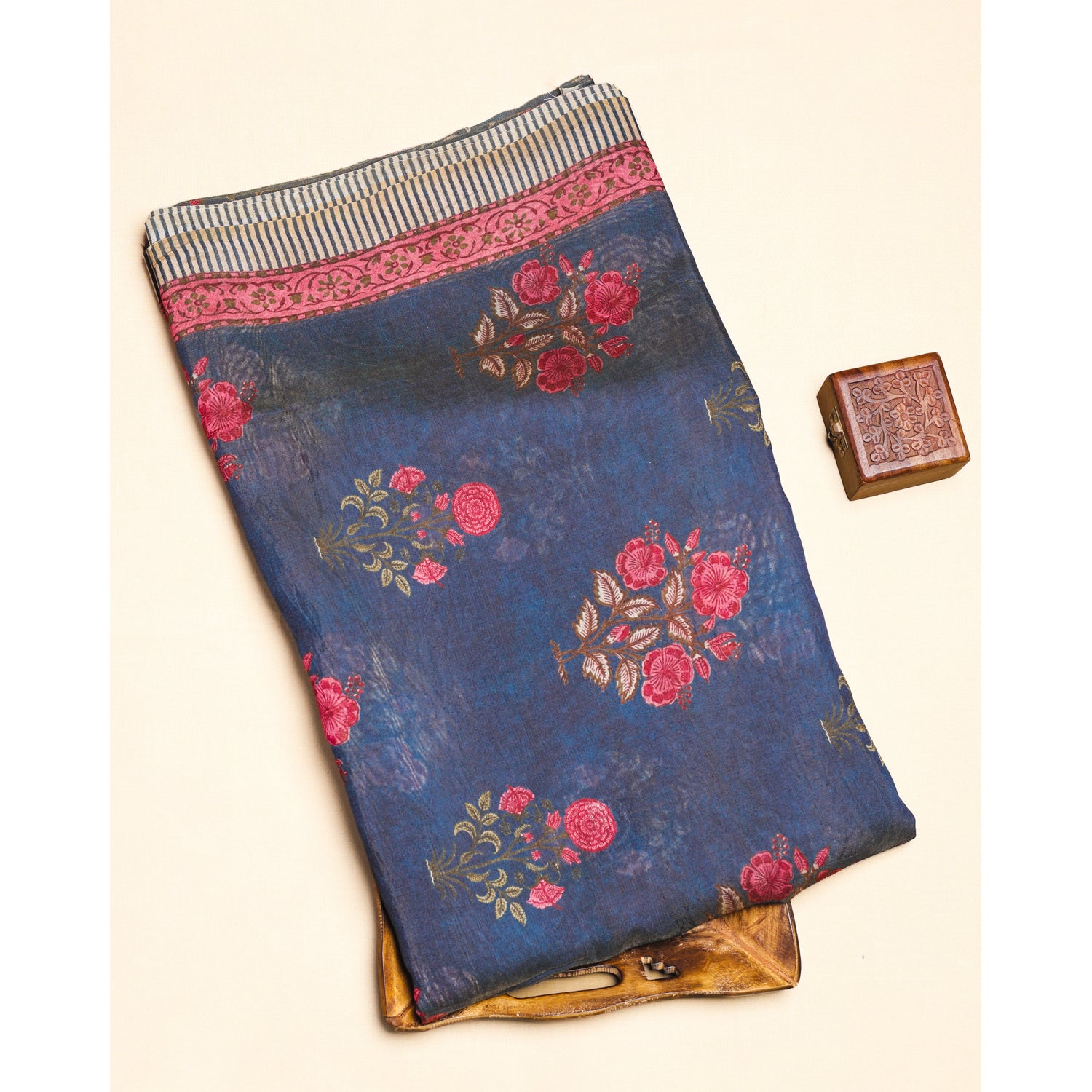 MOGRA CHANDERI PRINTED FABRIC