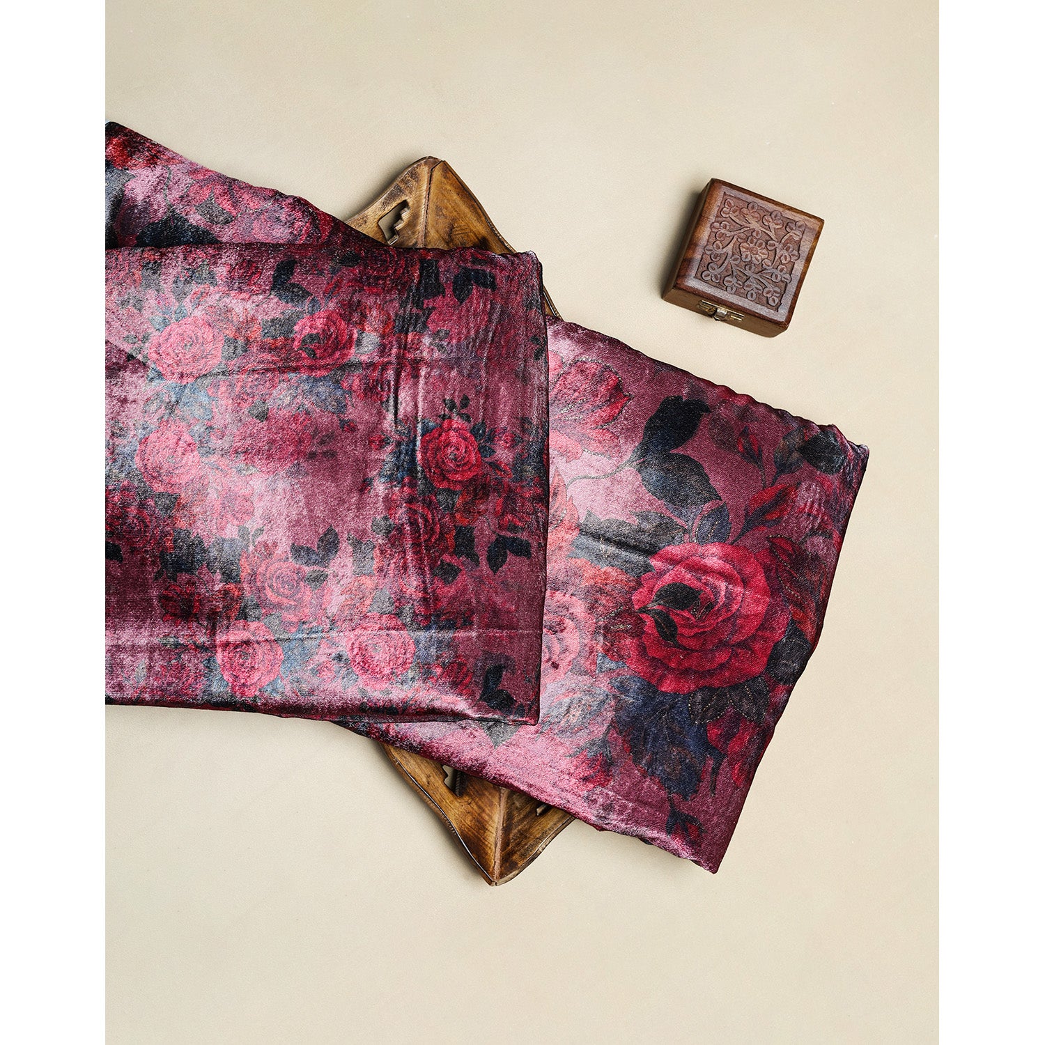 MEHFIL-E-RANG - VELVET DIGITAL PRINTED MIX & MATCH