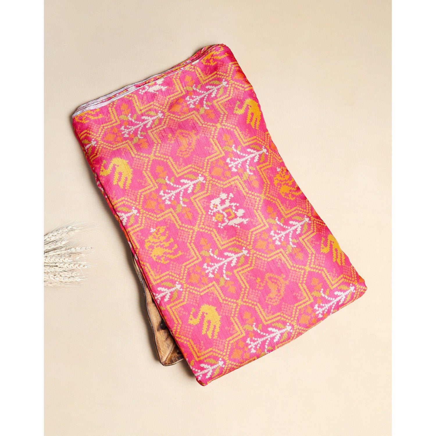 DOLA SILK PATOLA PRINTED FABRIC