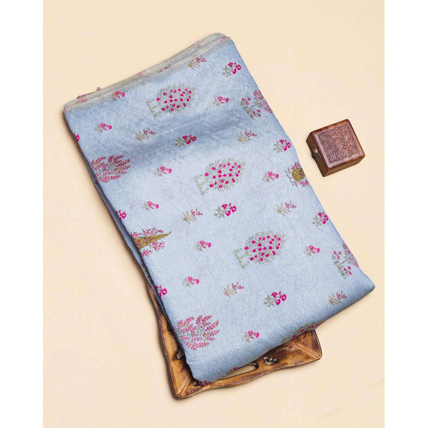 MOGRA CHANDERI PRINTED FABRIC