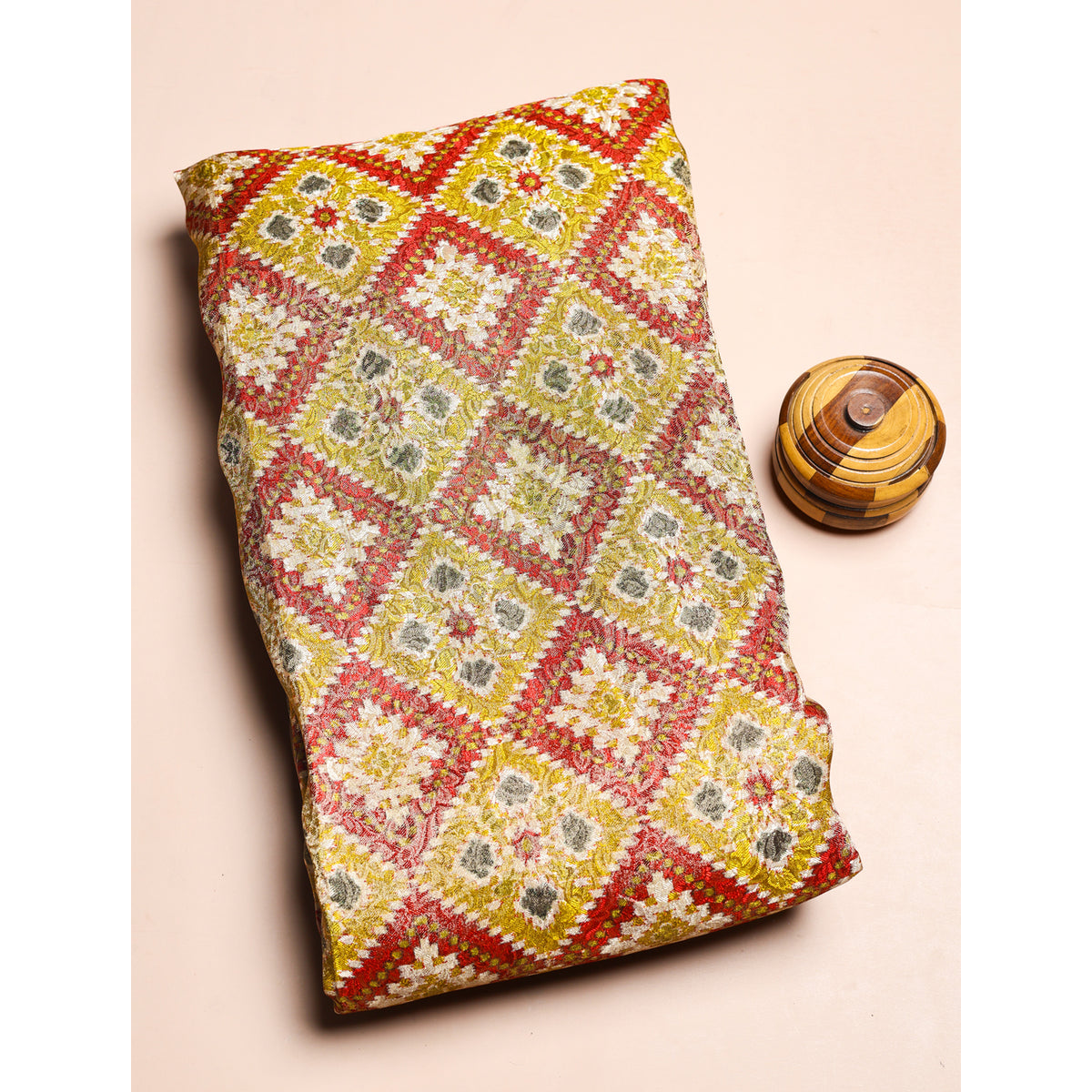 PURE JACQUARD VISCOSE PRINTED FABRIC