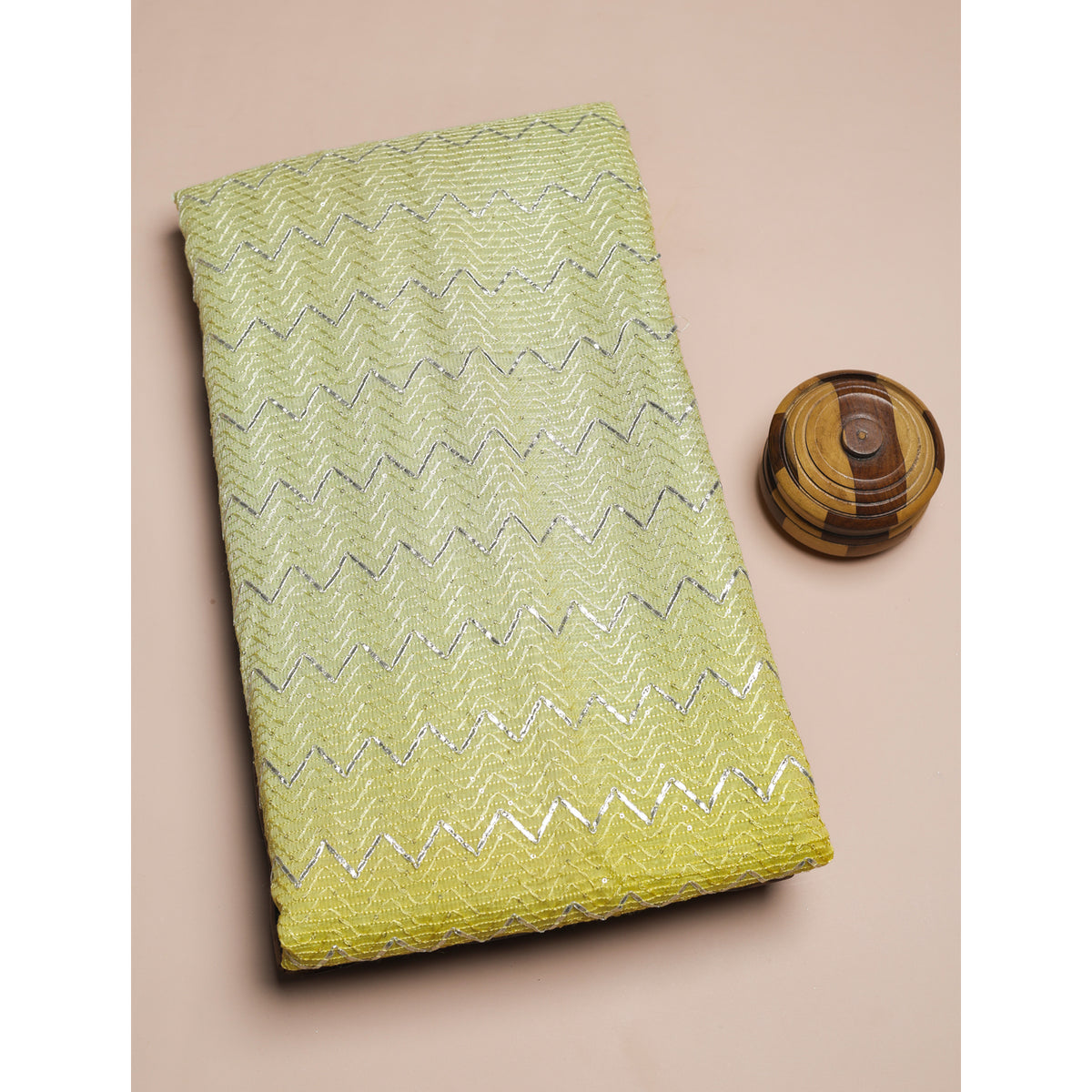 TISSUE EMBROIDERED FABRIC
