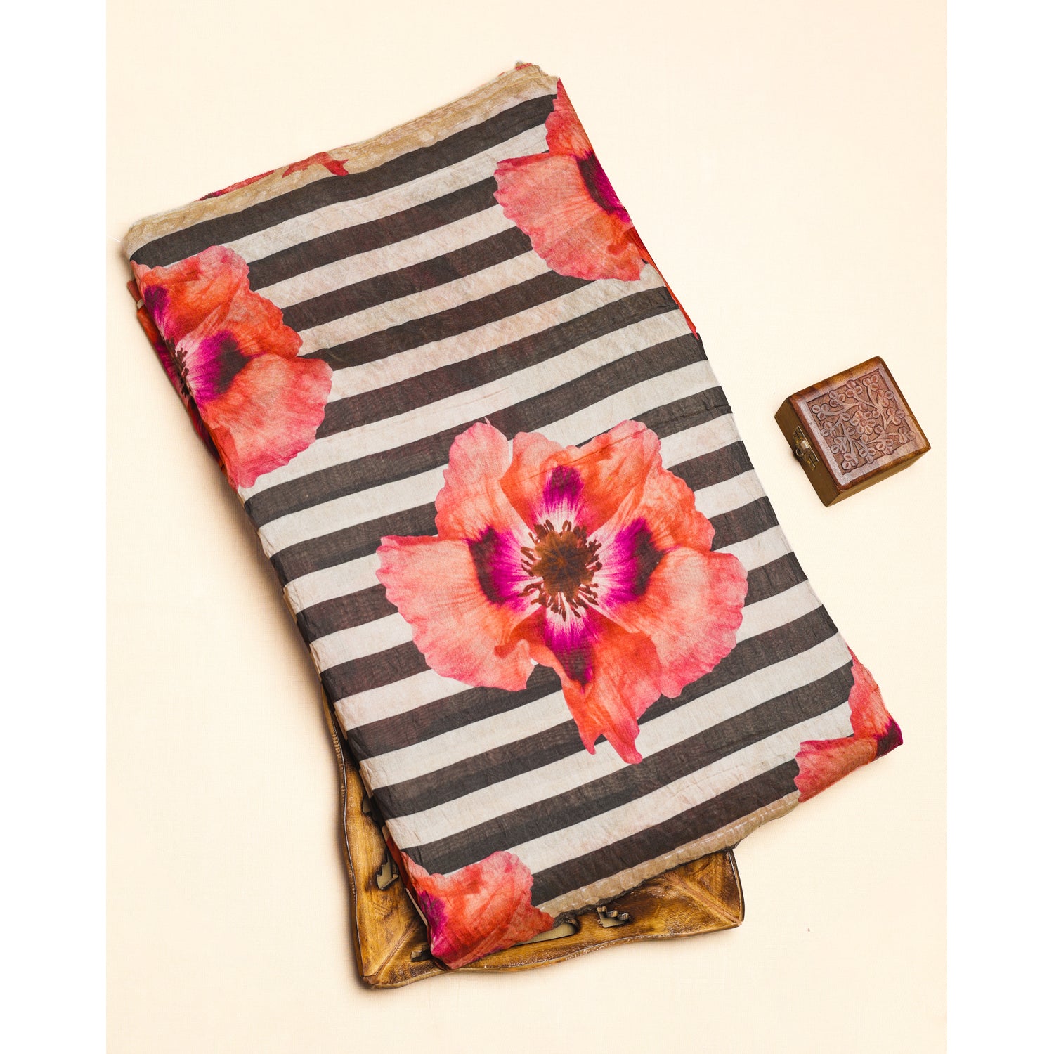MOGRA CHANDERI PRINTED FABRIC