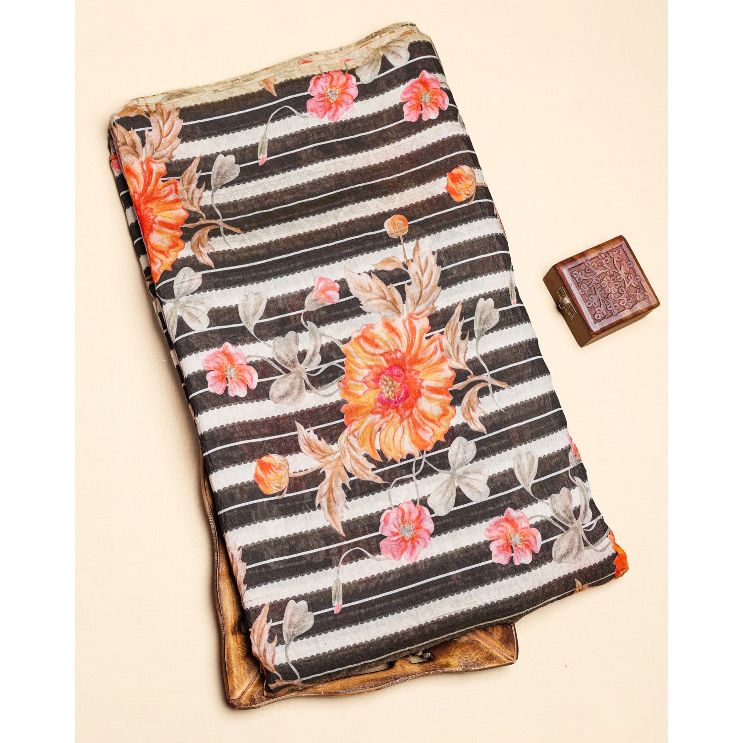 MOGRA CHANDERI PRINTED FABRIC