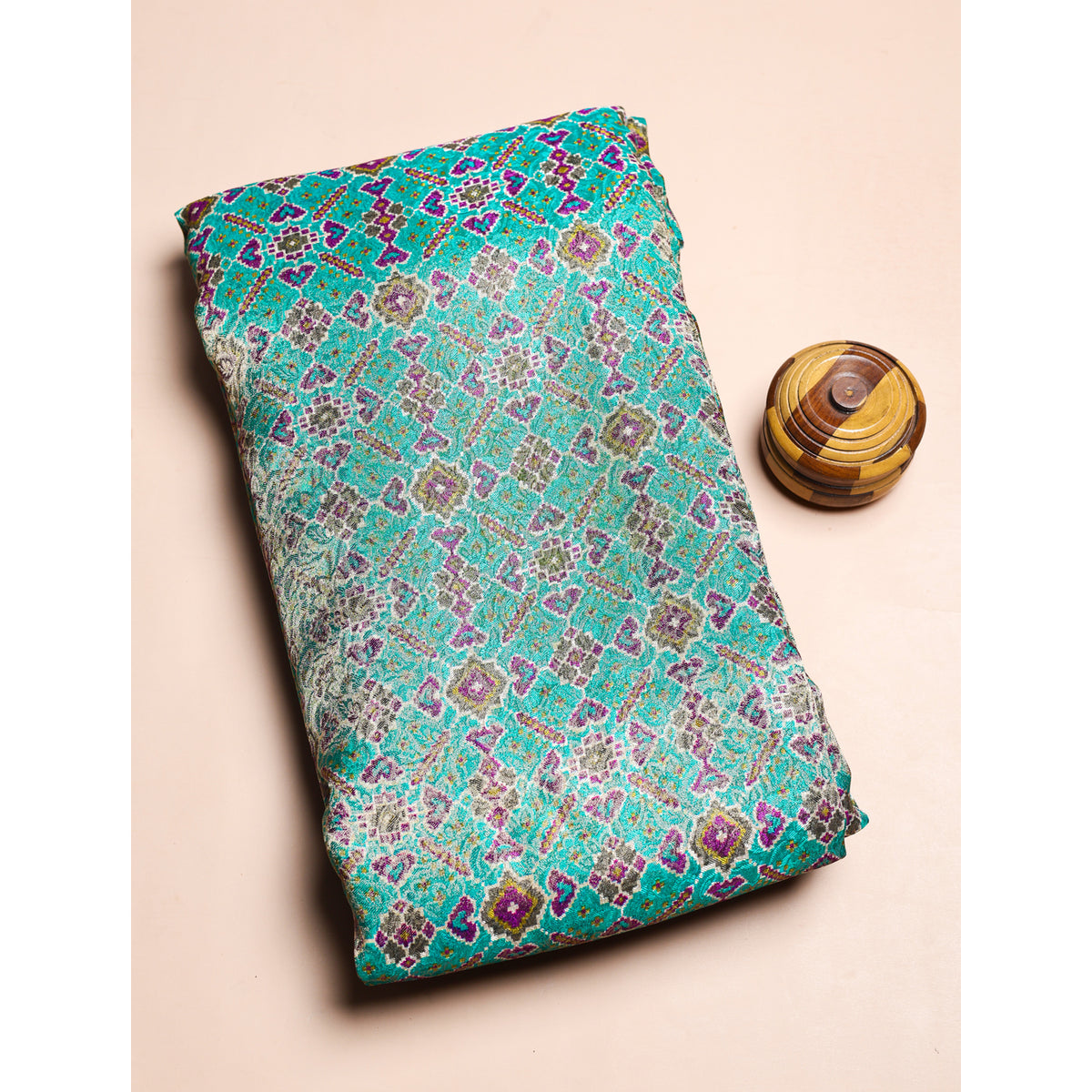 PURE JACQUARD VISCOSE PRINTED FABRIC