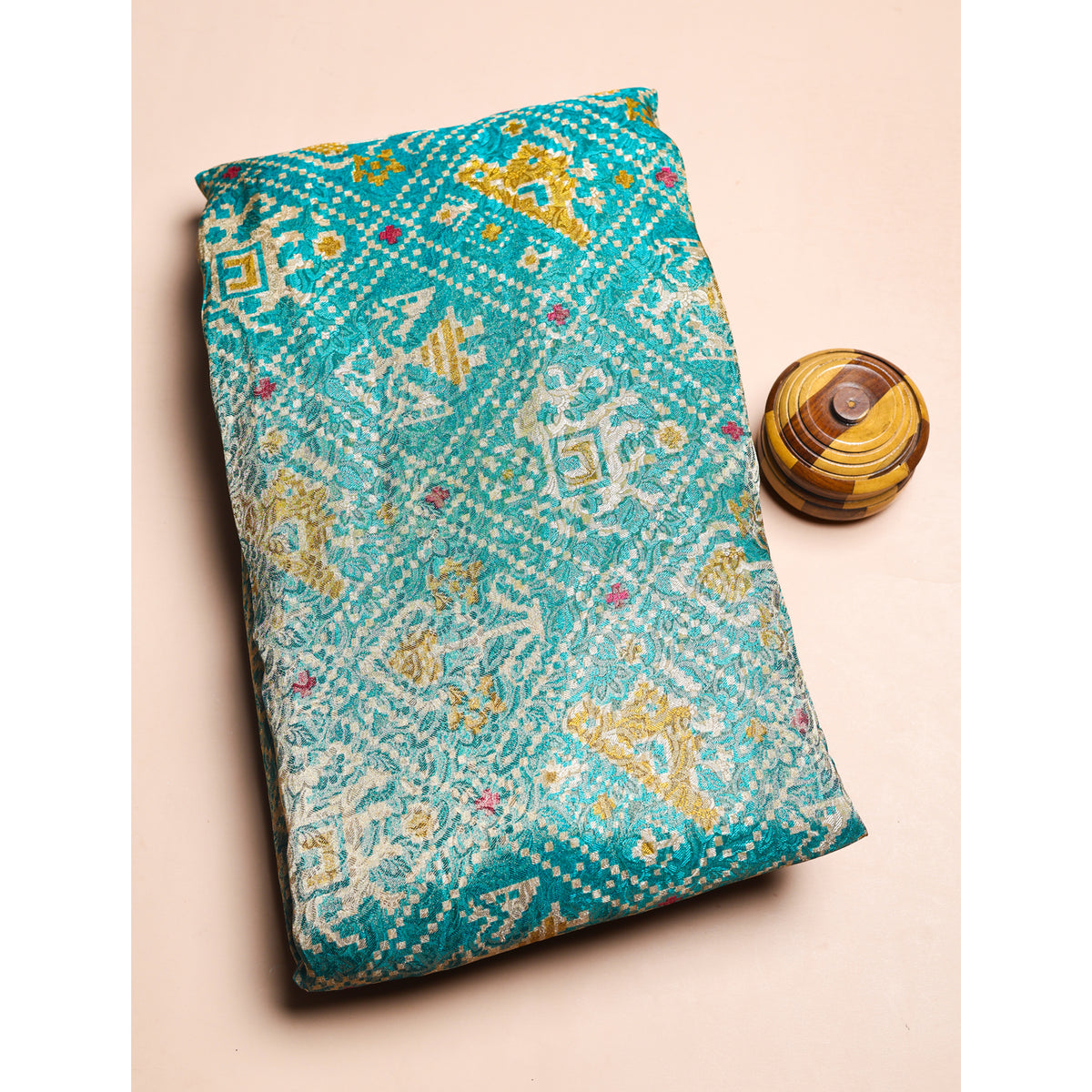 PURE JACQUARD VISCOSE PRINTED FABRIC
