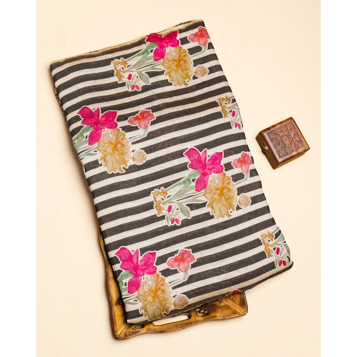 MOGRA CHANDERI PRINTED FABRIC