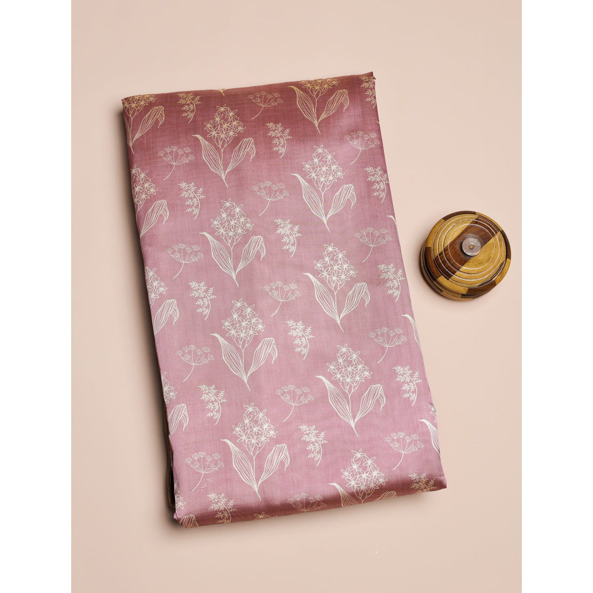 SEMI TUSSAR PRINTED FABRIC