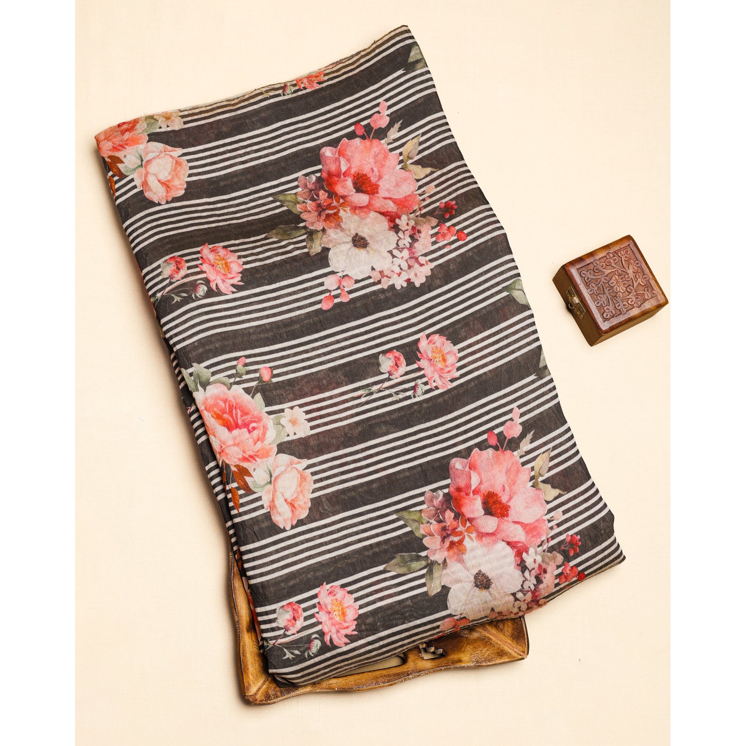MOGRA CHANDERI PRINTED FABRIC