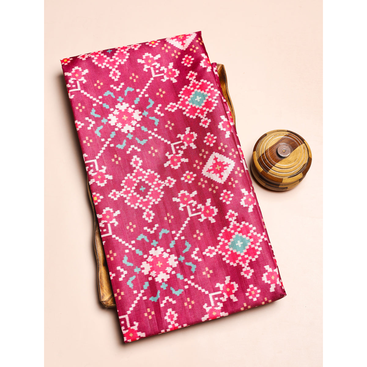 SEMI TUSSAR PATOLA PRINTED FABRIC