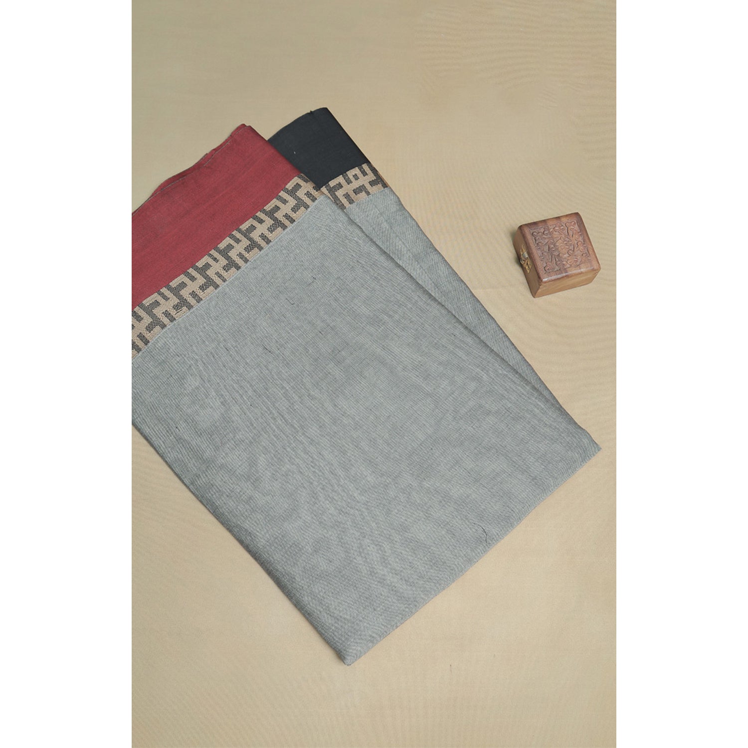 HANDLOOM COTTON NARAYANPET BORDER FABRIC