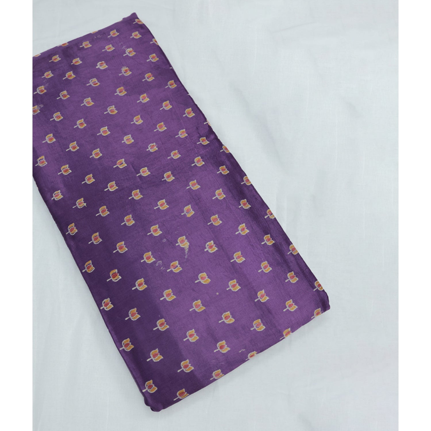 MASHRU SILK HANDBLOCK PRINTED FABRIC