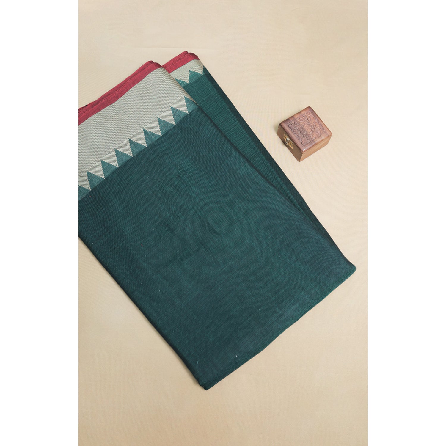 HANDLOOM COTTON NARAYANPET BORDER FABRIC