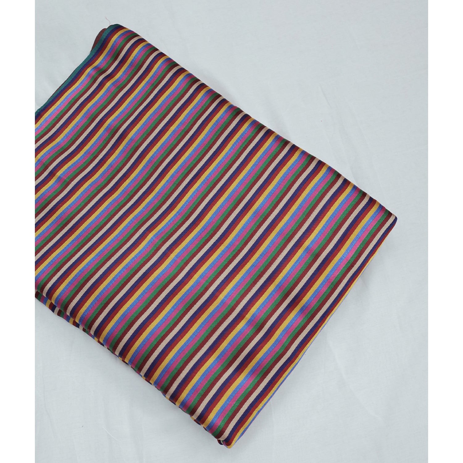 MASHRU SILK STRIPED FABRIC