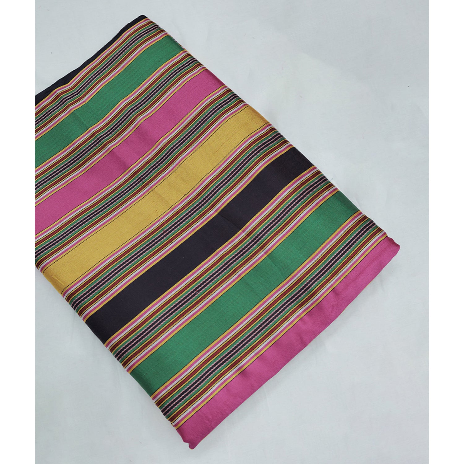 MASHRU SILK STRIPED FABRIC