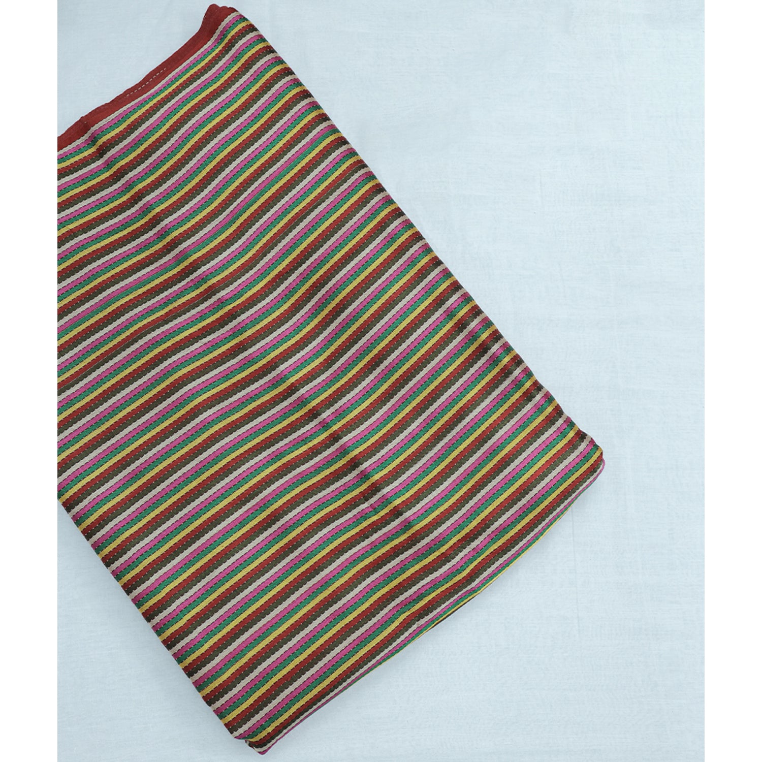 MASHRU SILK STRIPED FABRIC