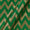 Art Silk Golden Jacquard Chevron Green Colour Fabric Online 6053AF14