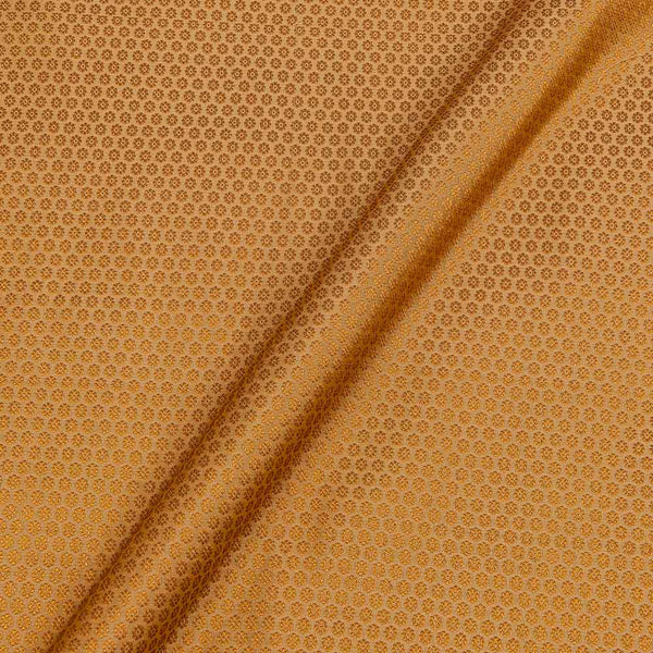 Buy Art Silk Brocade Beige Gold Colour Fabric Online 6053L