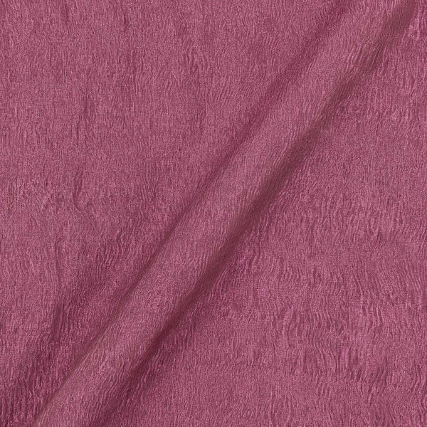 Buy Crush Tissue Pink Colour Fabric Online 6055V