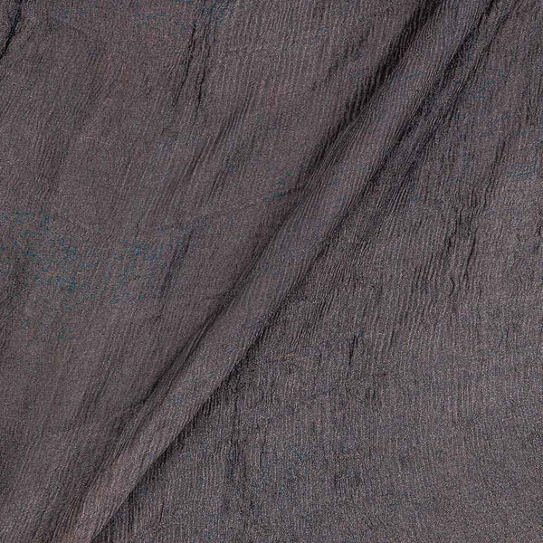Buy Crush Tissue Grey X Black Cross Tone Fabric Online 6055